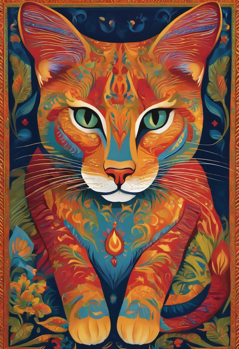 um gato
