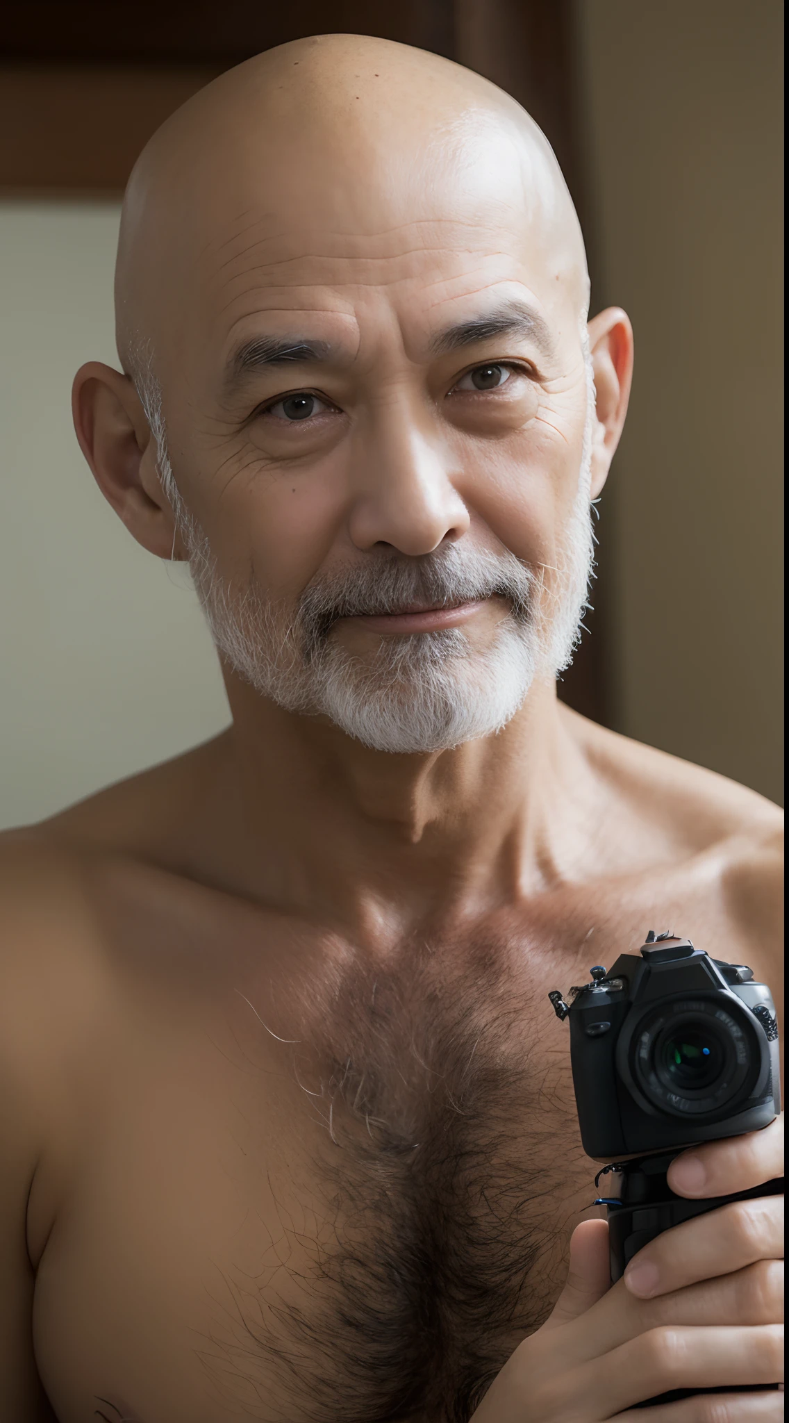 4K、Raw photo、Photoreal Stick、hight resolution , ((Multiple bald 50-year-old men))、
