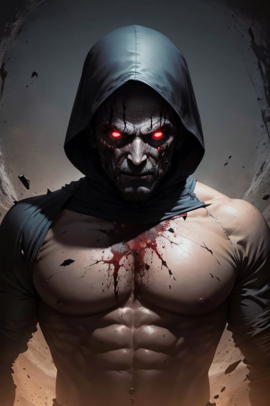 Homem misterioso, terror, horror