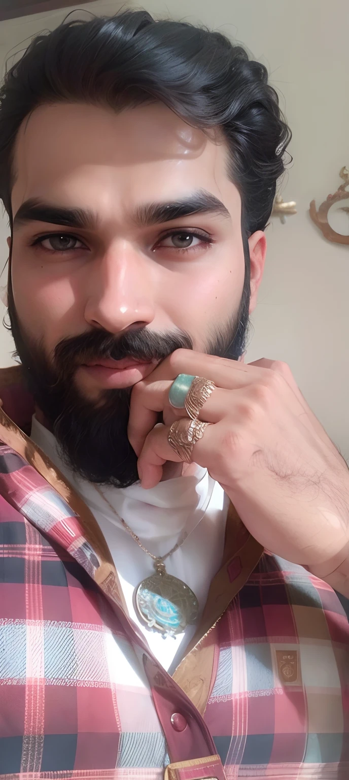 Want to Arabic prince with thik beard.