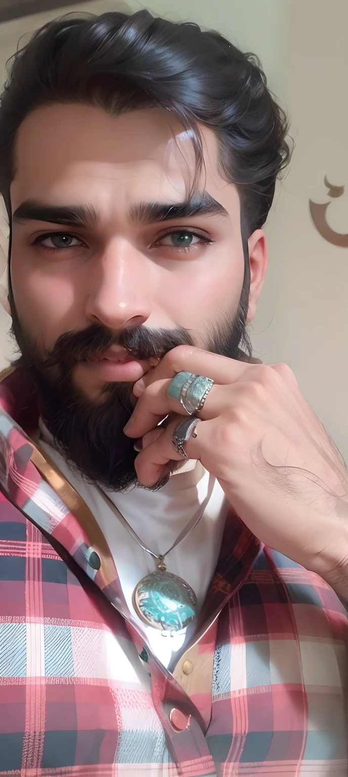 Want to Arabic prince with thik beard.