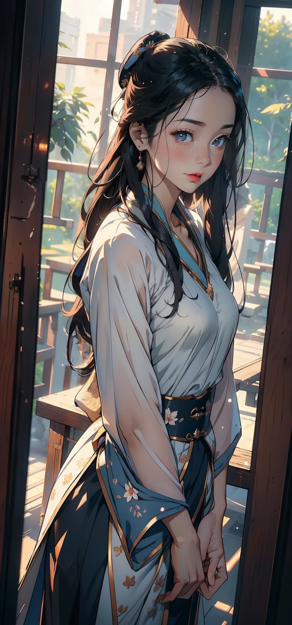 1female，45 yers old，Married Woman，熟妇，plumw，extremely large bosom， 独奏，（Background with：ponds，Cherry blossom forest，lotus flower）standing on your feet， She has short black hair，seen from the front，， mostly cloudy sky，（（（tmasterpiece），（Very detailed CG unity 8K wallpaper），best qualtiy，cinmatic lighting，detailed back ground，beatiful detailed eyes，Bright pupils，Black eyes，Snow-whiteskin，Redlip（Very fine and beautiful），（Beautiful and detailed eye description），ultra - detailed，tmasterpiece，））facing at camera，A high resolution，ultra - detailed），revealing breasts，Bare genitalia，  Bulge，legs are open，Raised sexy，Camel toes，Desire for dissatisfaction，frontage，Navy，elementary student，（Wearing：校服，Sailor's cap，Transparent sailor uniform，Bare ，）