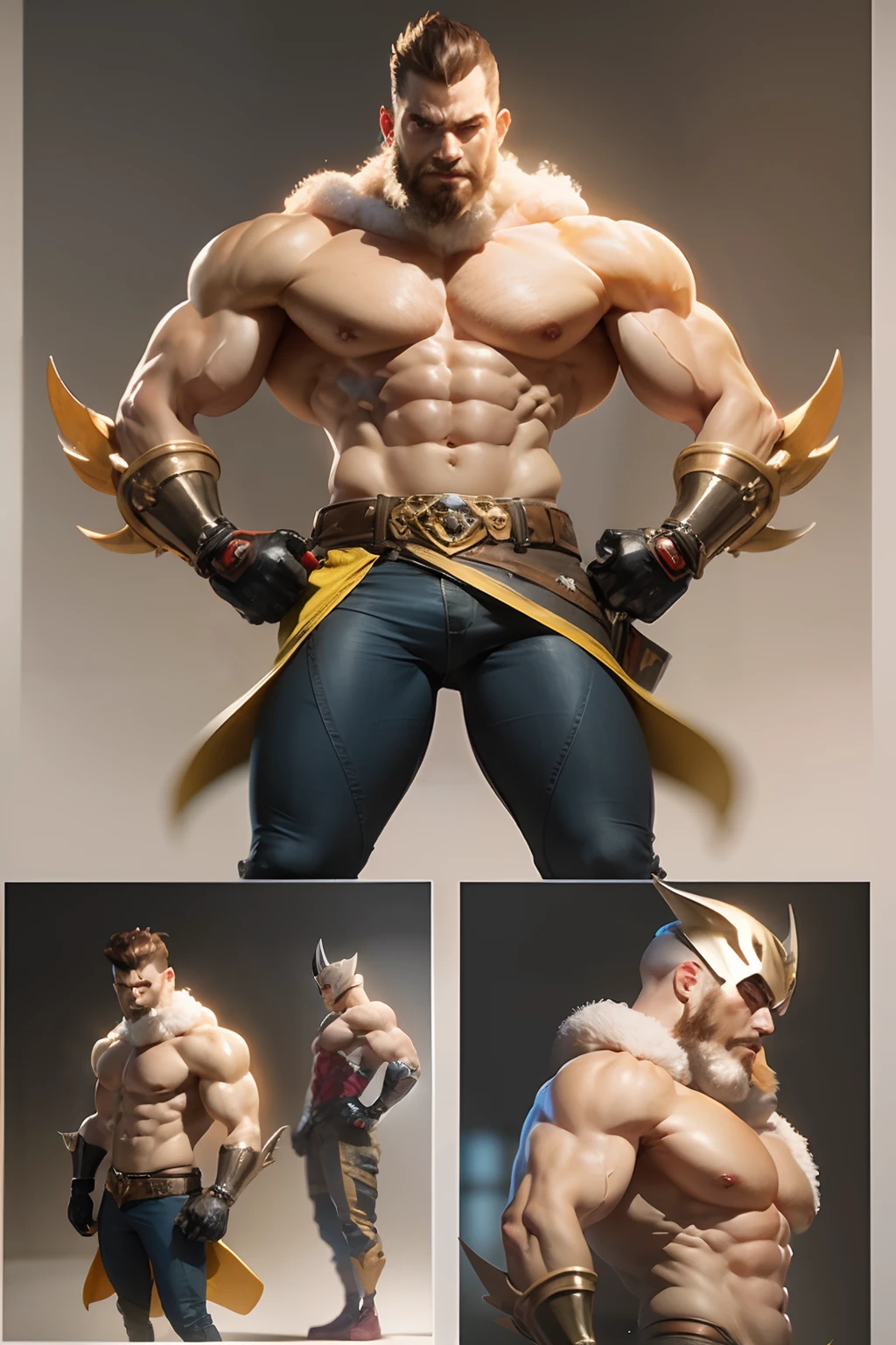 Hay gallo enojado y una metralleta en la mano, 3D render character art 8 k, Ilustraciones conceptuales de personajes en 3D, Arte de personajes 3D, Personaje del juego de lucha, Concepto de personaje de videojuego, Epic character art, amazing 8k character concept art, epic digital art illustration, Arte conceptual del personaje del juego, muscular male hero, Arte de personaje del juego, Concepto de personaje realista --auto --s2