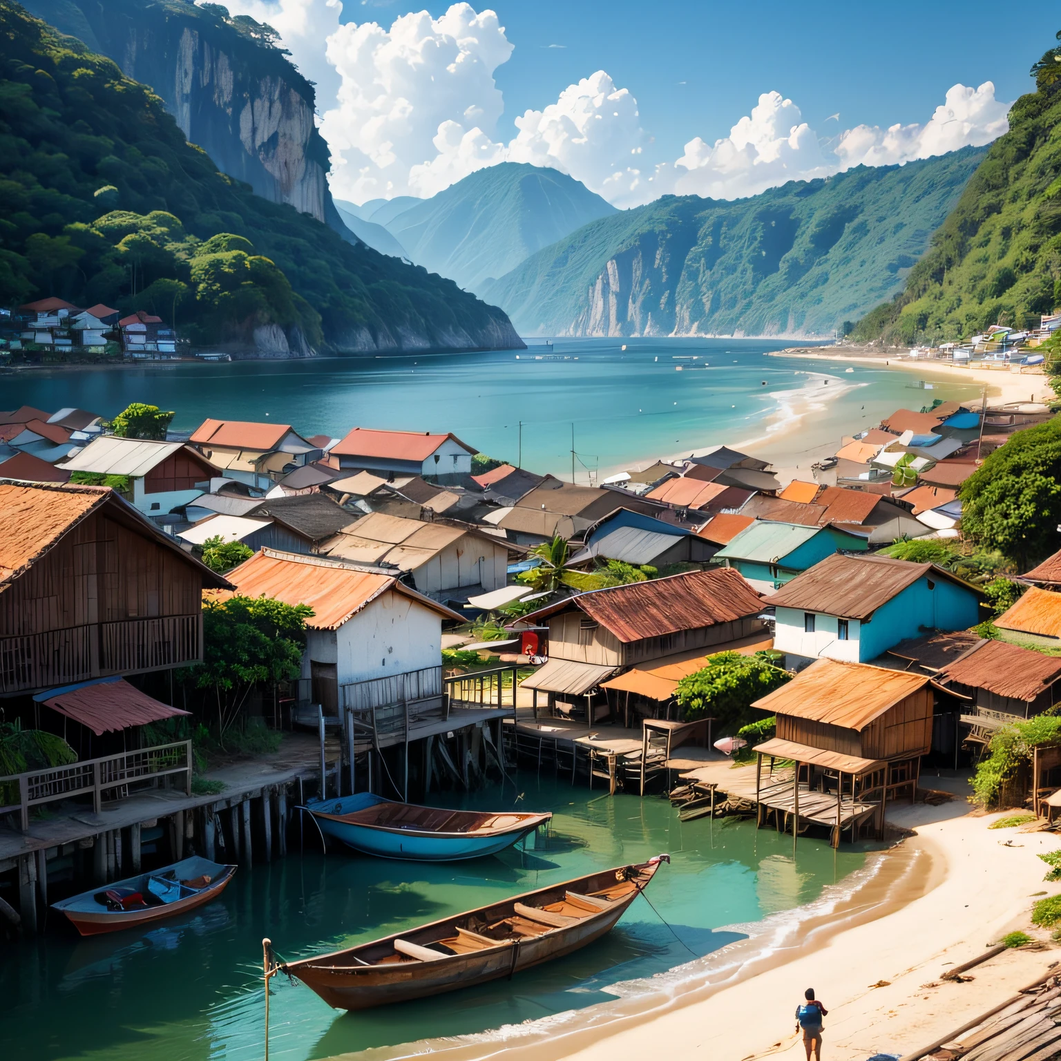 Brazilian fishing village