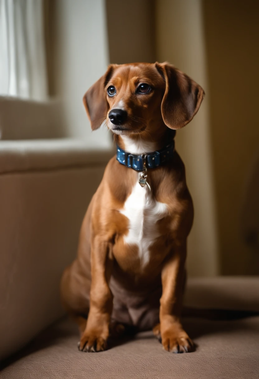 class Cachorro: porte pequeno. todo marrom escoru, salsichinha, 5 anos de idade
def __init__(self, nome, cor, race, fami):
self.nome = nome
self.cor = cor marrom
self.race = race
Self.fami = family
def bark(self):
return f"{self.nome} is barking!"
# Raise a Dachshund dog
my_cachorro = Cachorro(nome="Rex", cor="marrom", race="Dachshund", fami="ScentHound, Terrier, Dachshund")
# Display information about the dog
print(f"Nome do cachorro: {meu_cachorro.nome}")
print(f"Cor do cachorro: {meu_cachorro.cor}")
print(f"Dog breed: {meu_cachorro.race}")
print(f"Dog family: {meu_cachorro.fami}")
# Make the dog bark
bark = meu_cachorro.latir()
print(latido), crie essa imagem e transforme em arte digital NFT