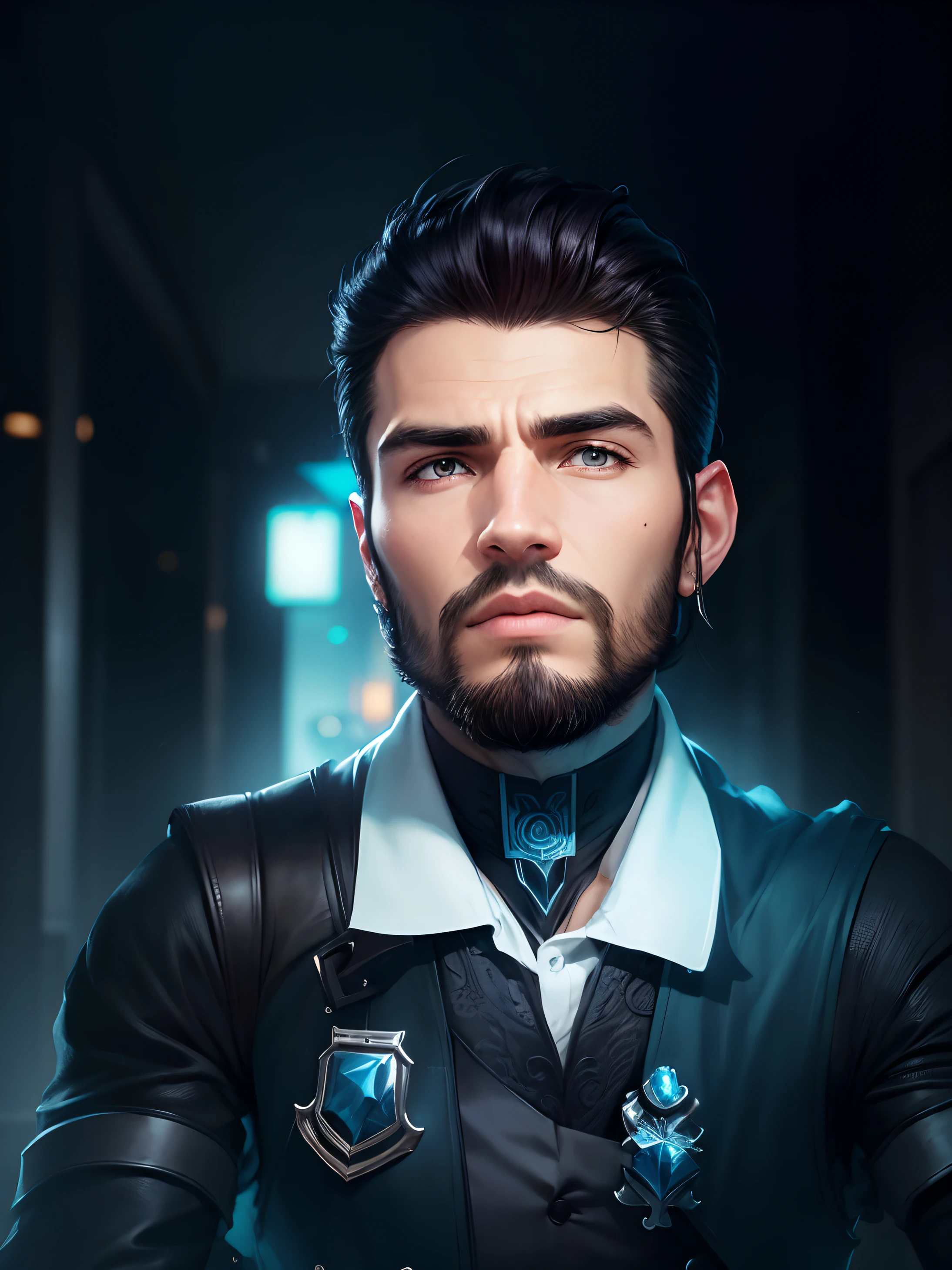 Make stylish handsome man avatar with the face.Change the background. Just use the face.