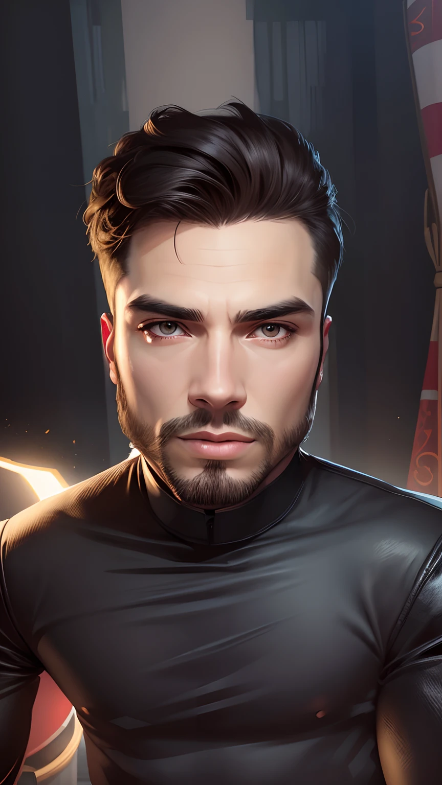 Make stylish man vector with the face