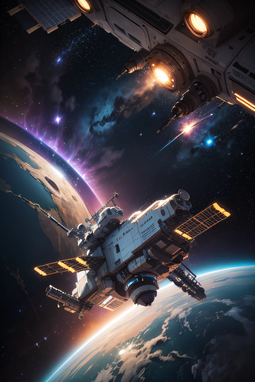 A space station,kosmos,Roaming life