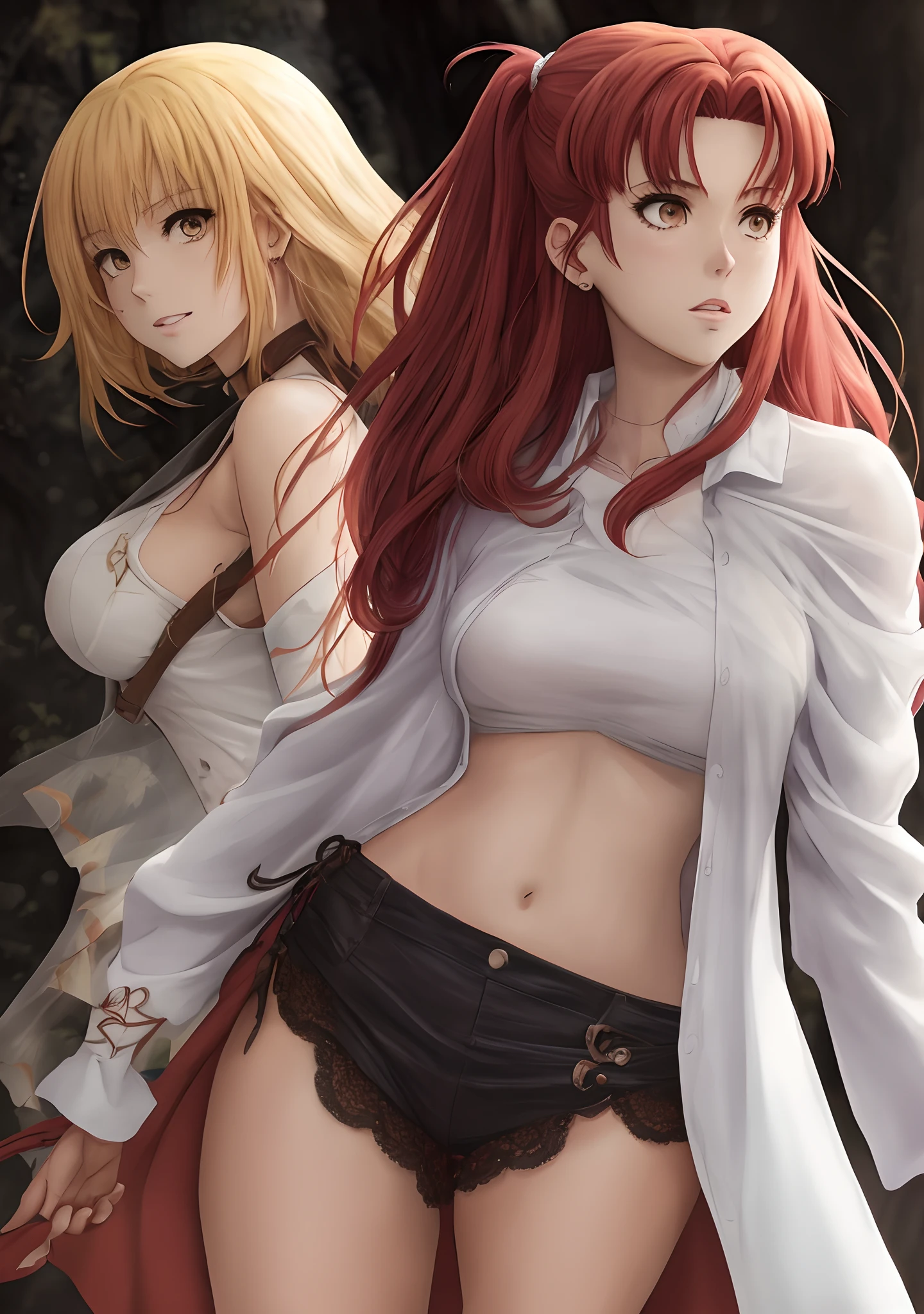 fantasy, 1 , cottage, human, big tits, navel, nude,(masterpiece, best quality), sidelightning, ,beautiful detailed eyes, slave chain, slave collar, lying on bed, slave clothing, eyes rolling, tongue out, tongue, mad, open mouth, screaming, ahegao , heavy breathing, blush, sweat, slave clothing, red hair, long hair
