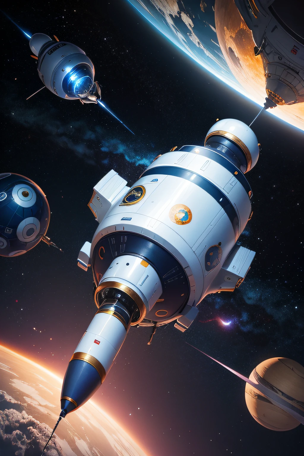 kosmos，Chinese astronauts，space ship，