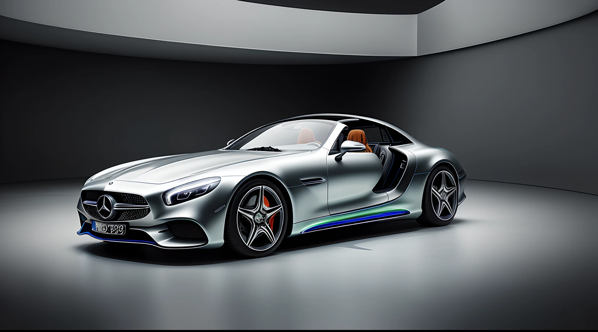 Futuristic Mercedes Car, Award Winning Photography