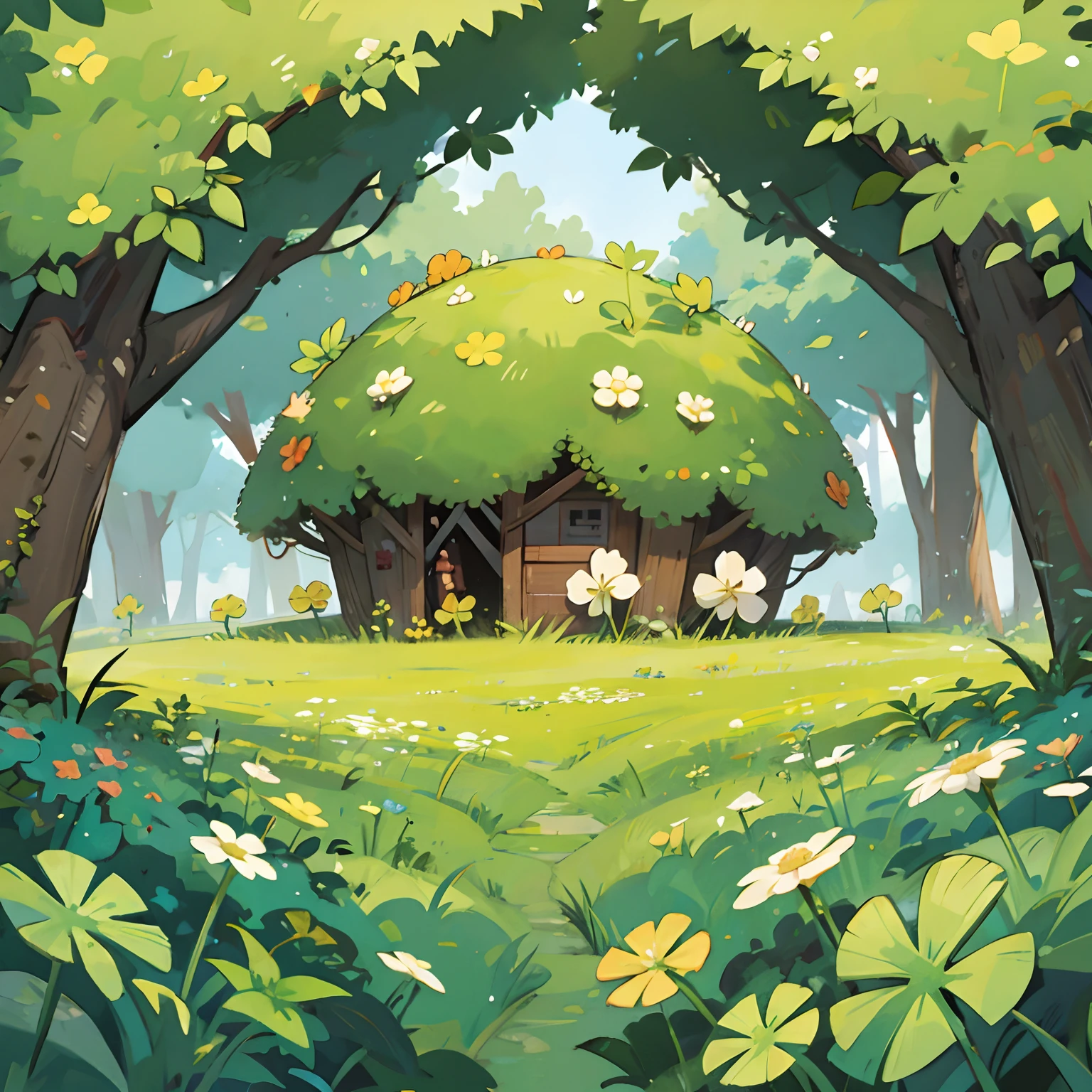 Clover colony