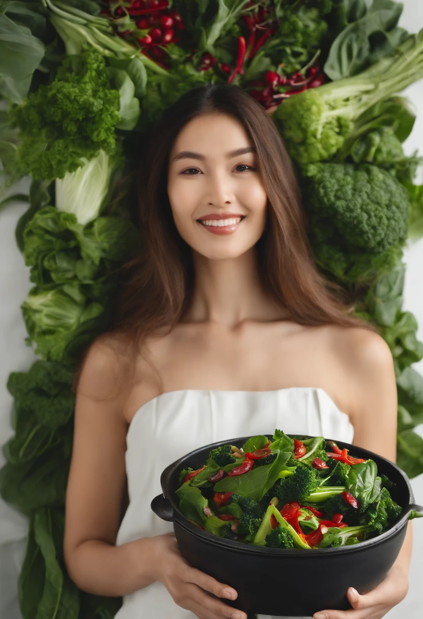 Stir-fried greens