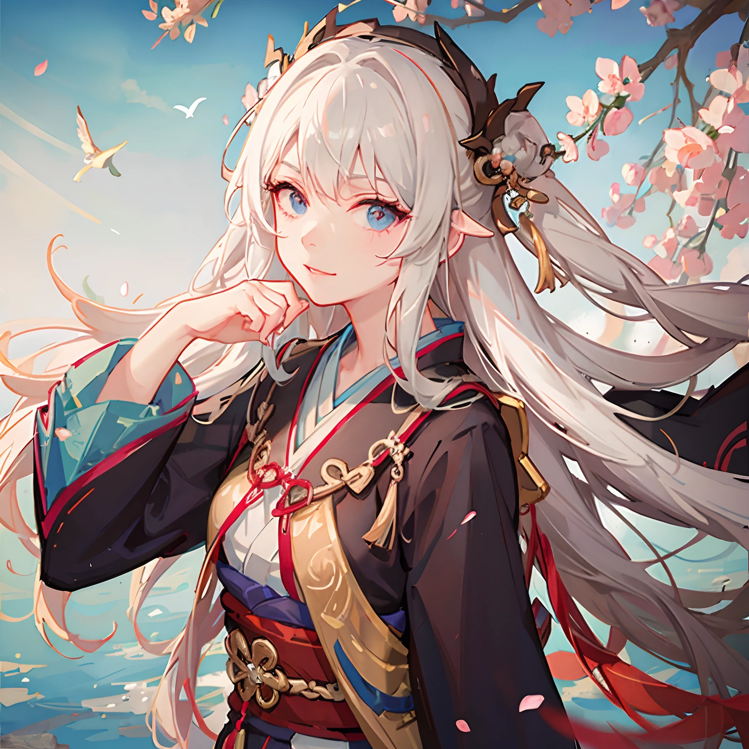 Beautiful face girl, Hanfu, masterpiece, high resolution, 8K
