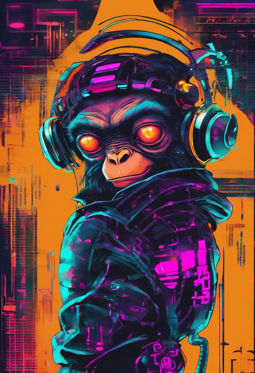 Monkey Seeing Monkey Hearing or Monkey Saying Monkey