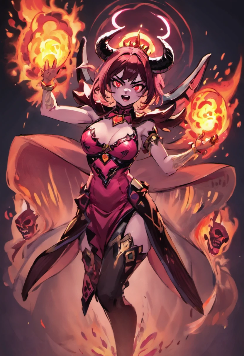 Demon Lord,Princesa das Trevas, Mulher jovem bonita