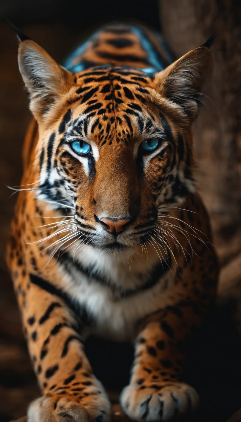 ANIMAL GATA NA COR BRANCA,ESTATURA MEDIANA COM OLHO AZUL
