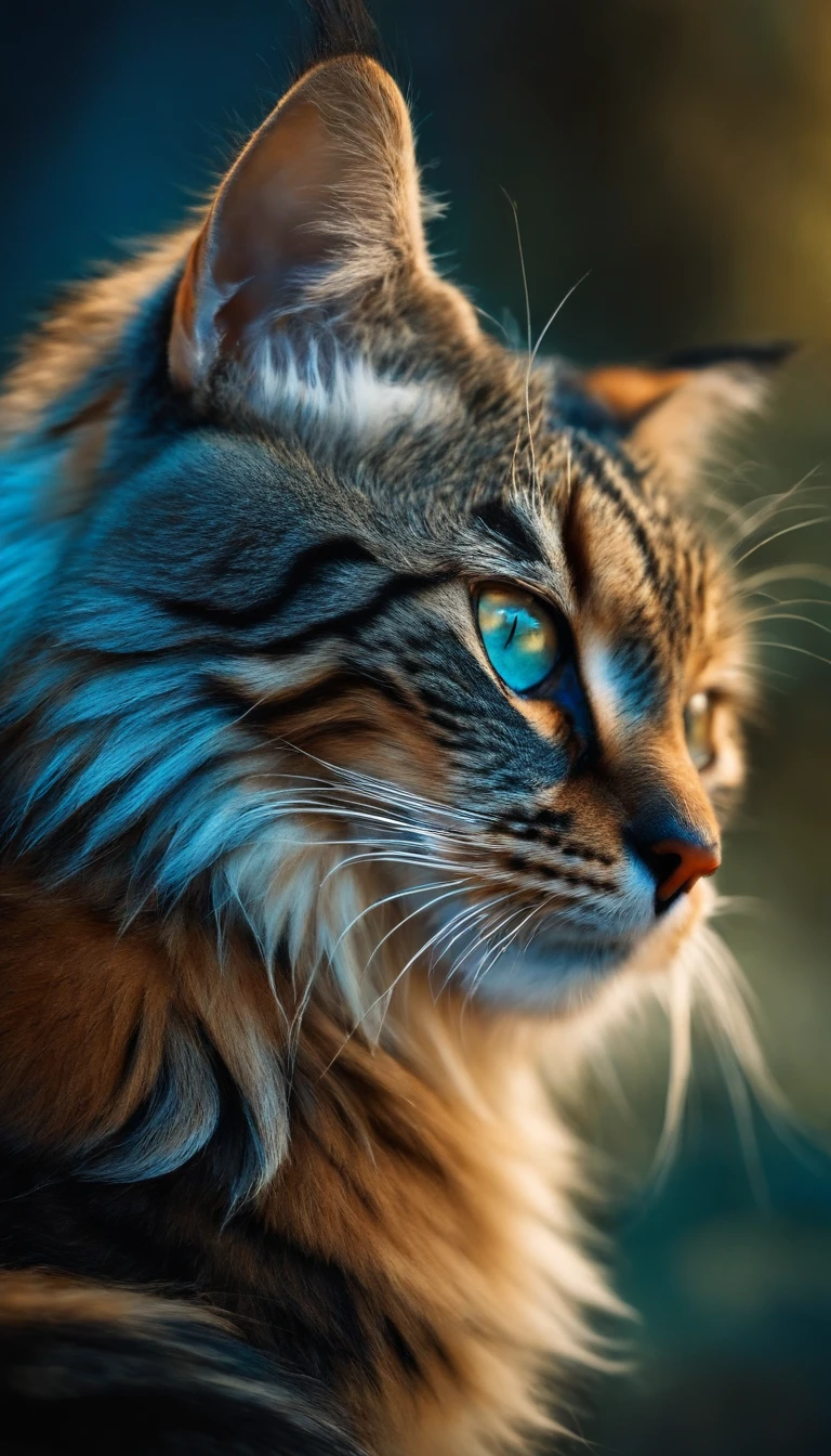 ANIMAL GATA NA COR BRANCA,ESTATURA MEDIANA COM OLHO AZUL