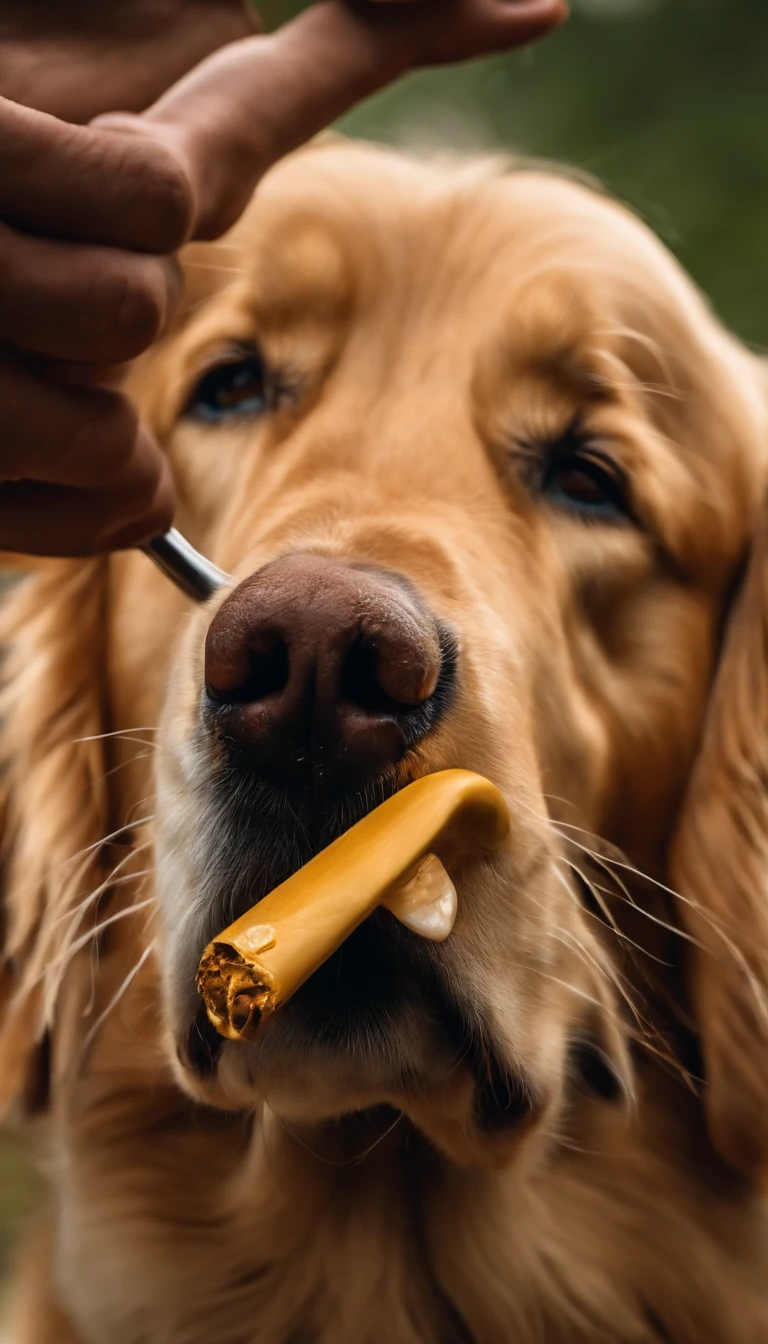 dog smoking cigar