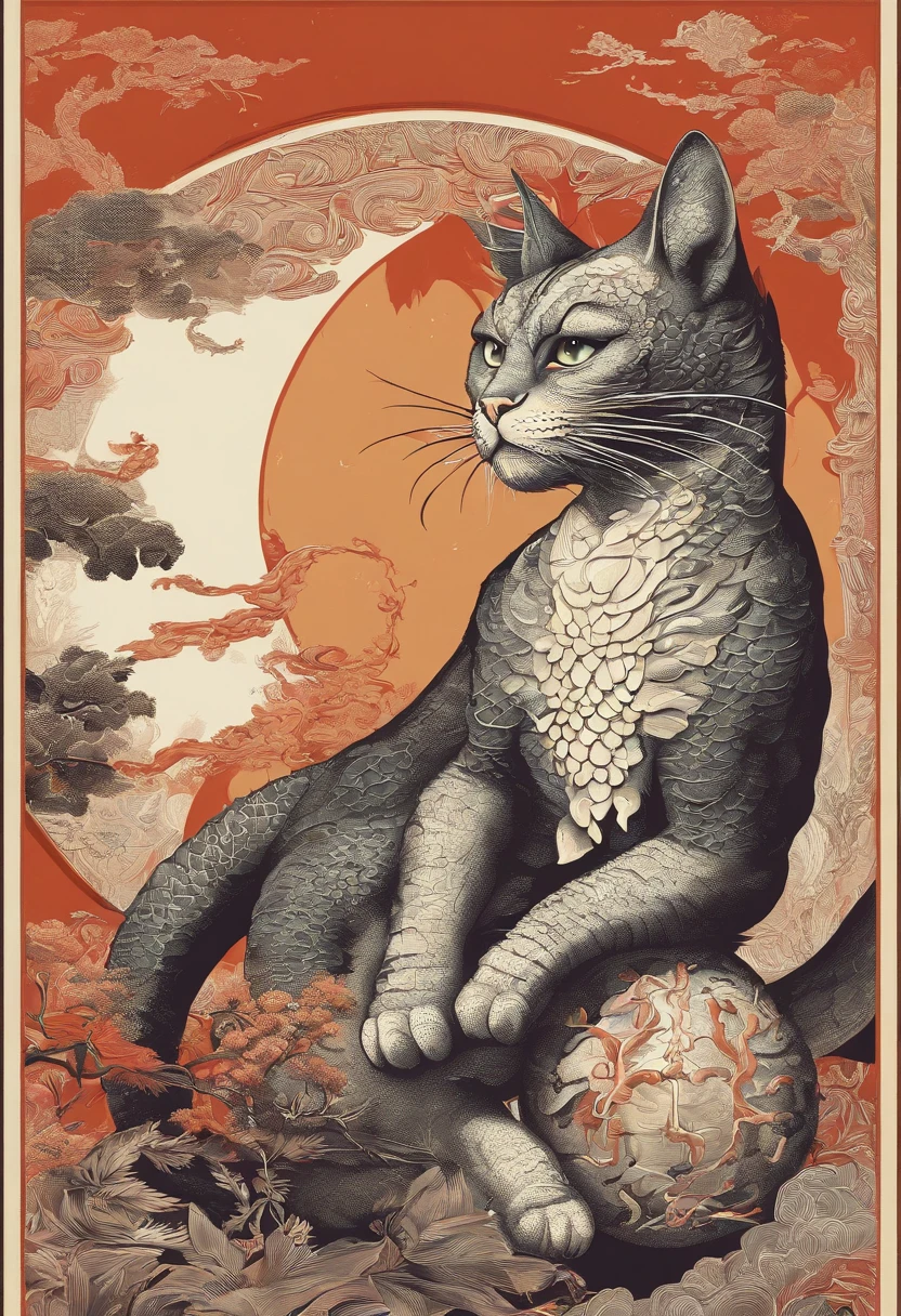 Cat and Dragon