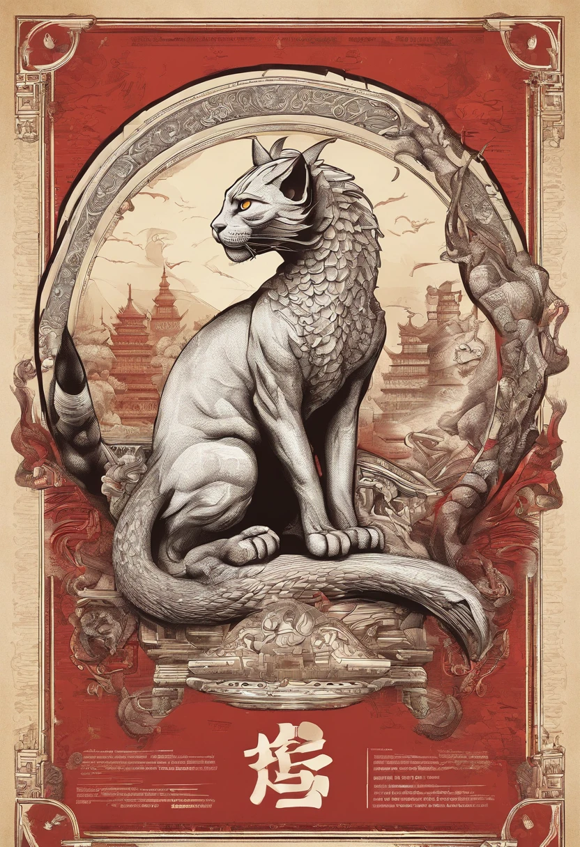 Cat and Dragon