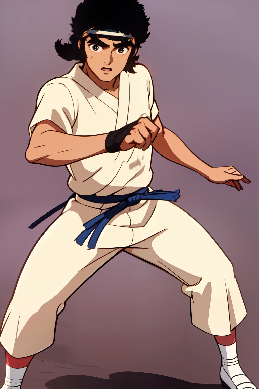 Draw the japanese dageer accurately to the end and hold it in your hand
