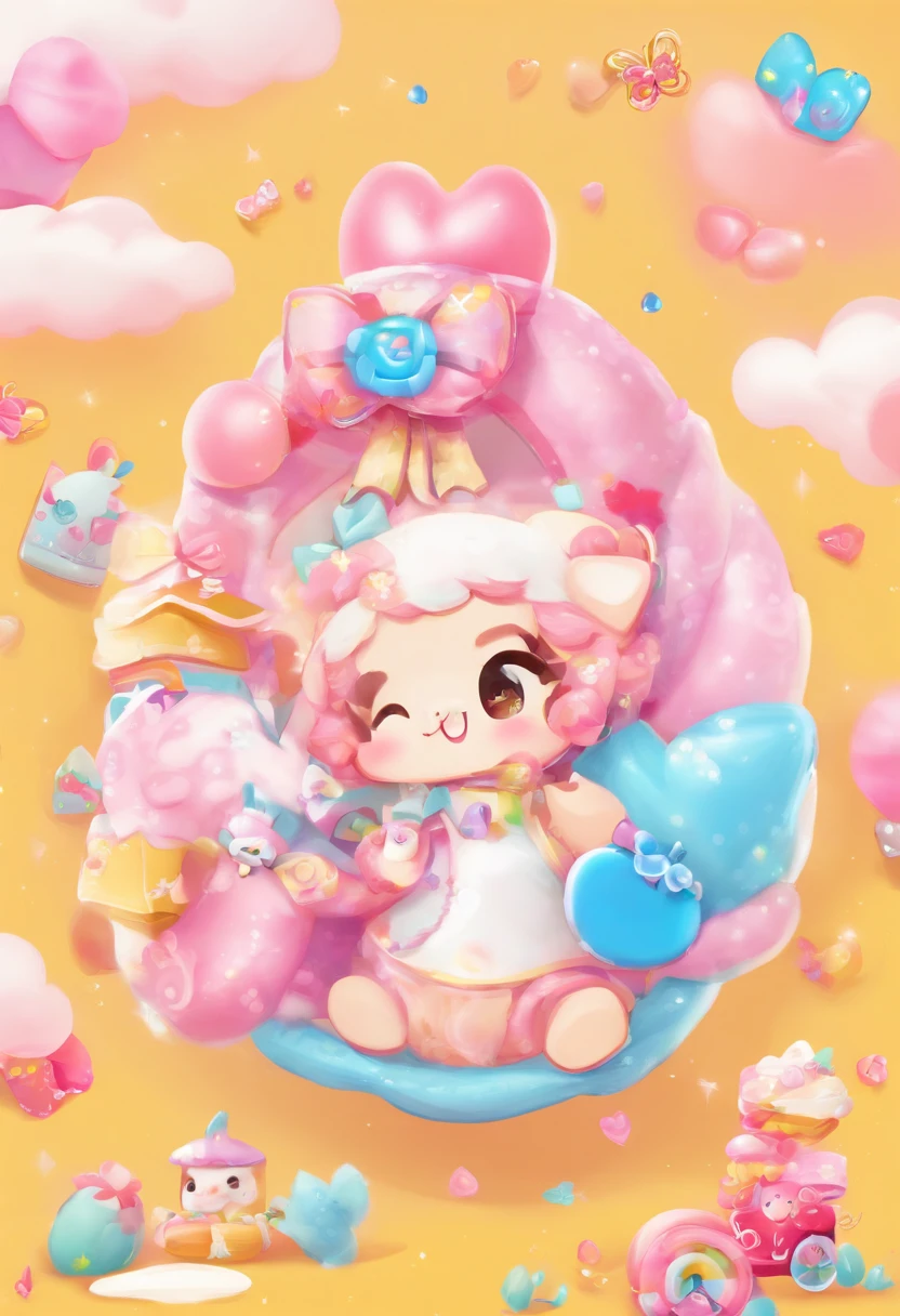 Mobile theme design,Phone desktop icon design,Phone lock screen wallpaper design,illustration,Cute illustration,