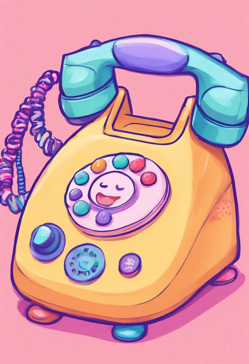 Phone desktop icon design,illustration,cute illustration,