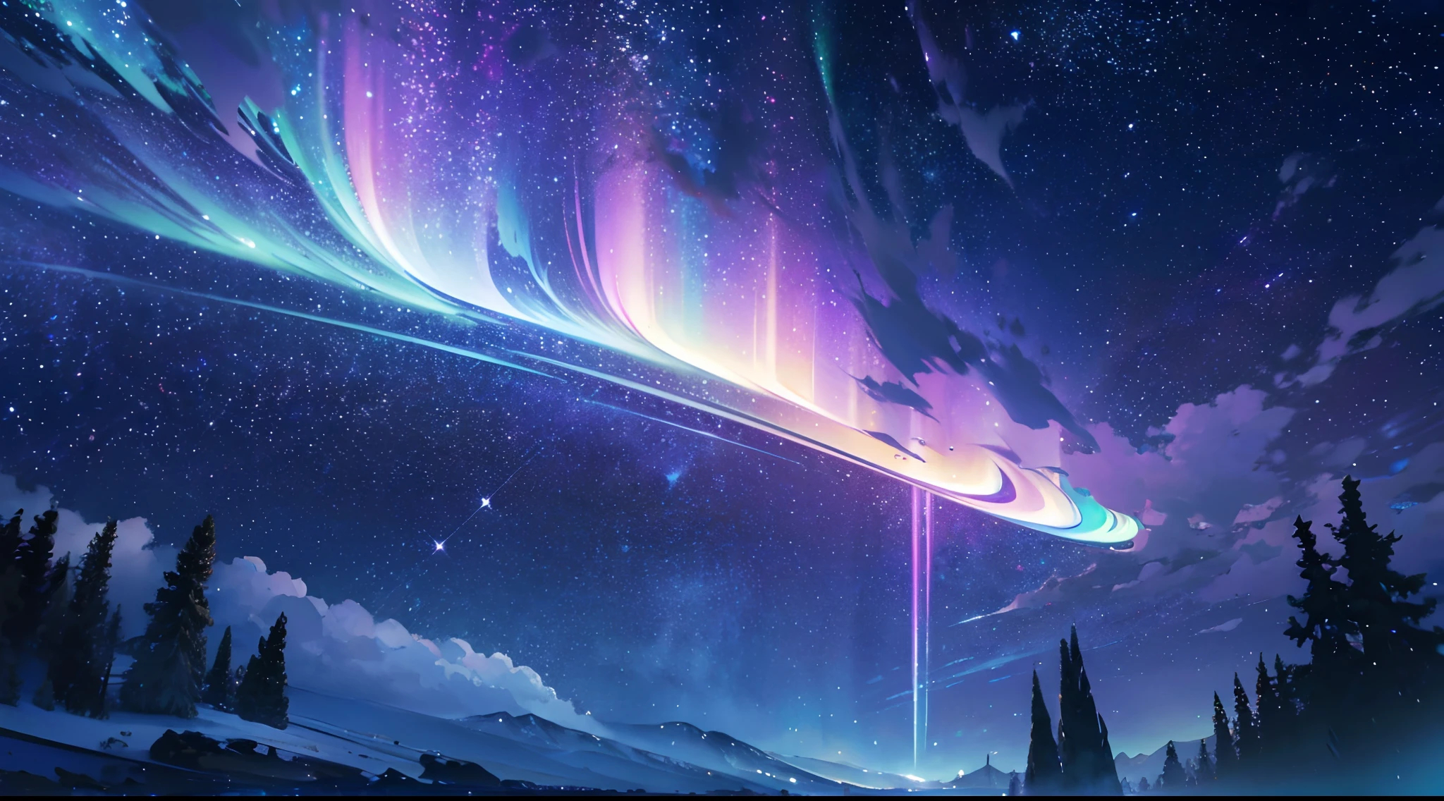 (best quality,4k,8k,highres,masterpiece:1.2),ultra-detailed,(realistic,photorealistic,photo-realistic:1.37),night sky,shimmering stars,universe,Darkest shaded sky,deep space,spiral galaxies,colorful nebulae,dense clusters of stars,cosmic wonder,celestial bodies,exploding supernovas,interstellar dust,milky way,aurora borealis,purple hues,distant planets,mythical constellations,meteor shower,twinkling lights,fading moonlight,epic celestial spectacle,dreamy astral scene,tranquil night scenery,luminous skies,laser-like beams of light,pulsating cosmic energy,intergalactic wanderer,sentinel of the night,cosmic symphony,starry canvases,stellar symphony,luminous celestial tapestries,mesmerizing galactic ballet,eternal stargazing,illuminated heavens,ethereal nightscapes.