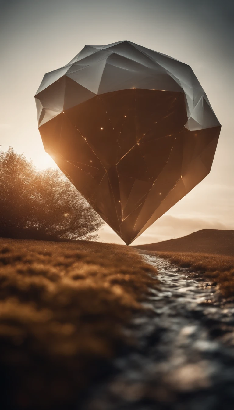 Digital Wind Polygon Earth