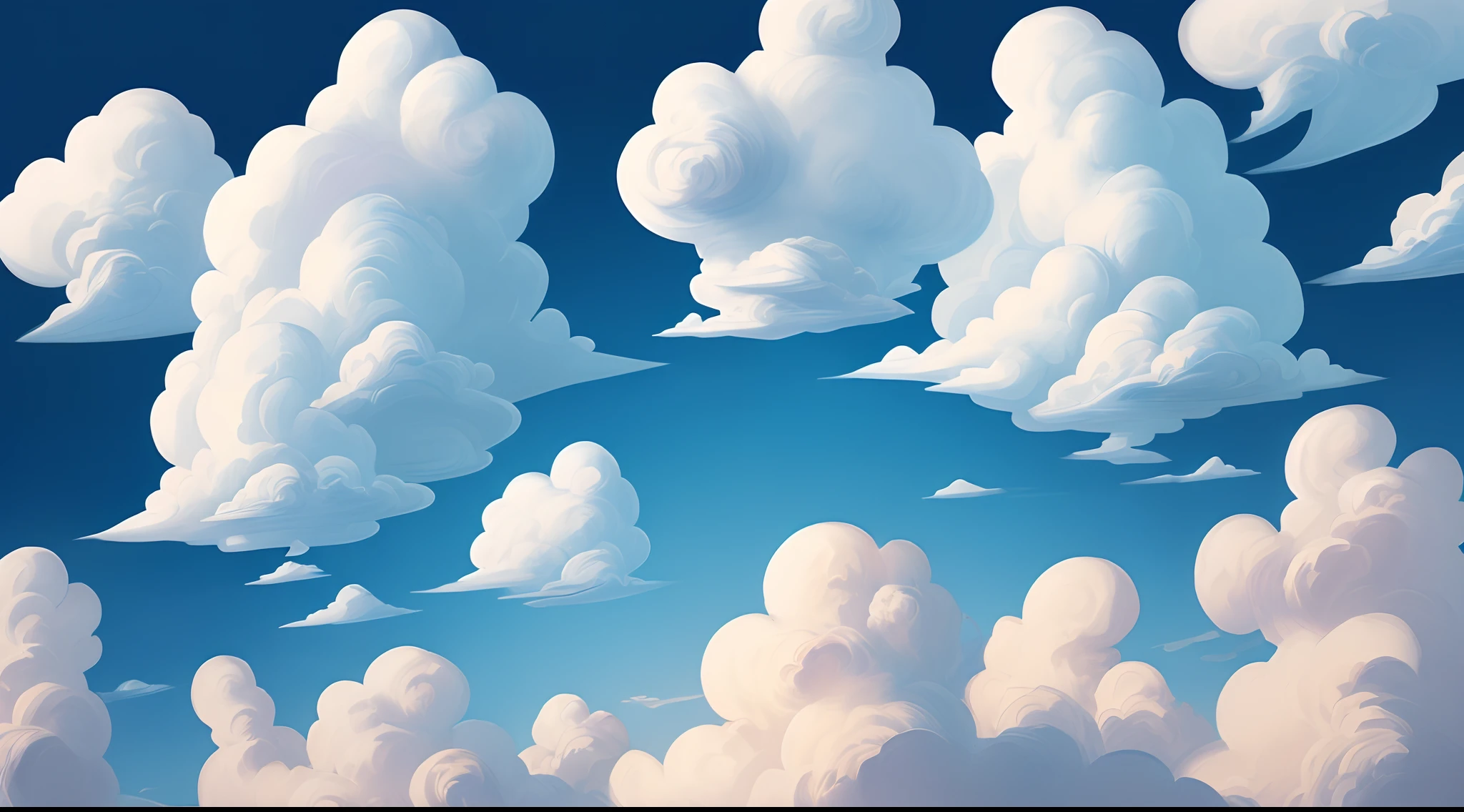 Cartoon cloud, sky clouds many cloud high quality