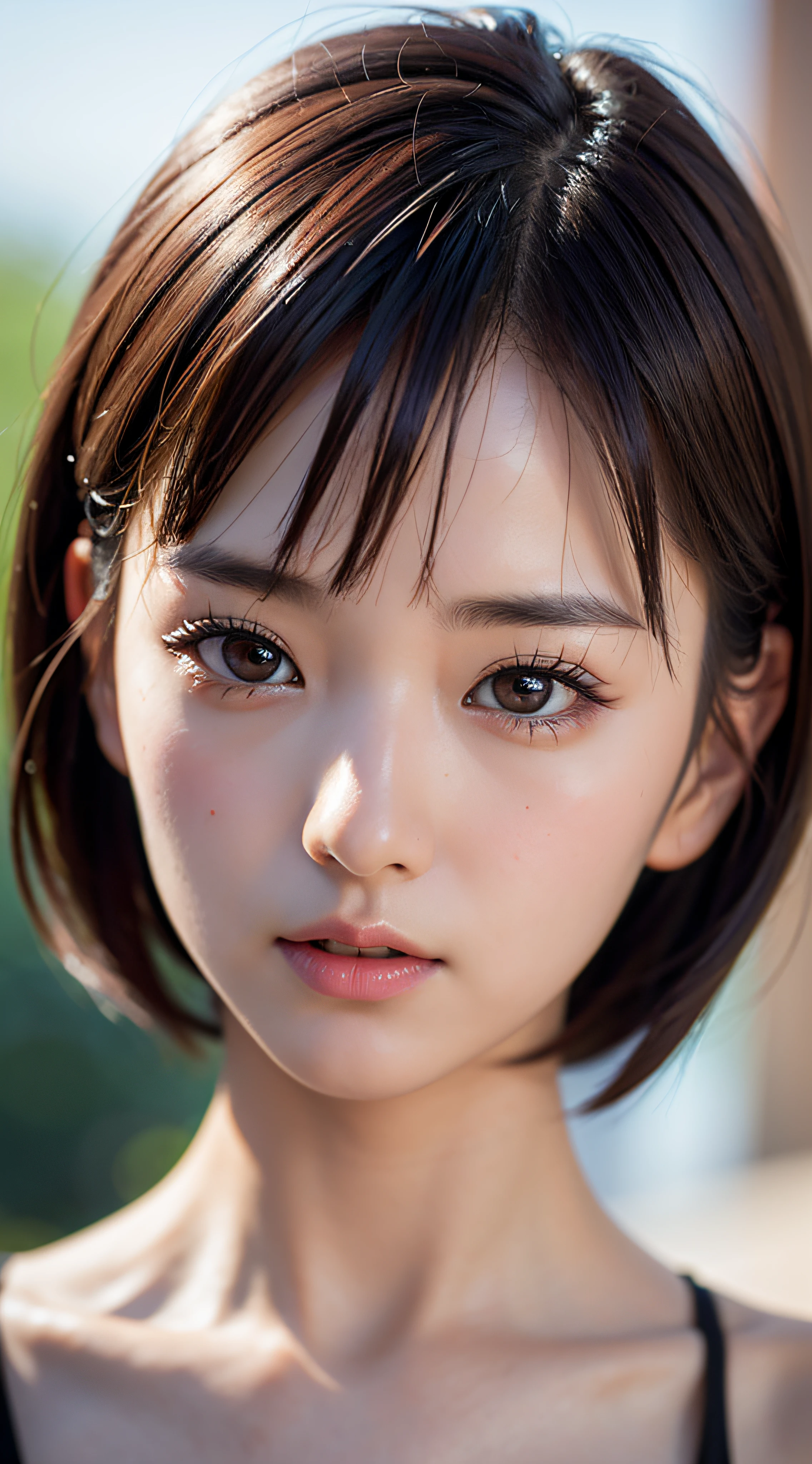 yinchuan:1.5,close-up,masterpiece,best quality,original photo,realistic,face,incredibly surreal,beautiful girl,lovely,short hair,depth of field,high resolution,ultra-detailed,finely detailed,extremely detailed eyes and face,sharp pupils,realistic pupils,sharp focus,movie lighting