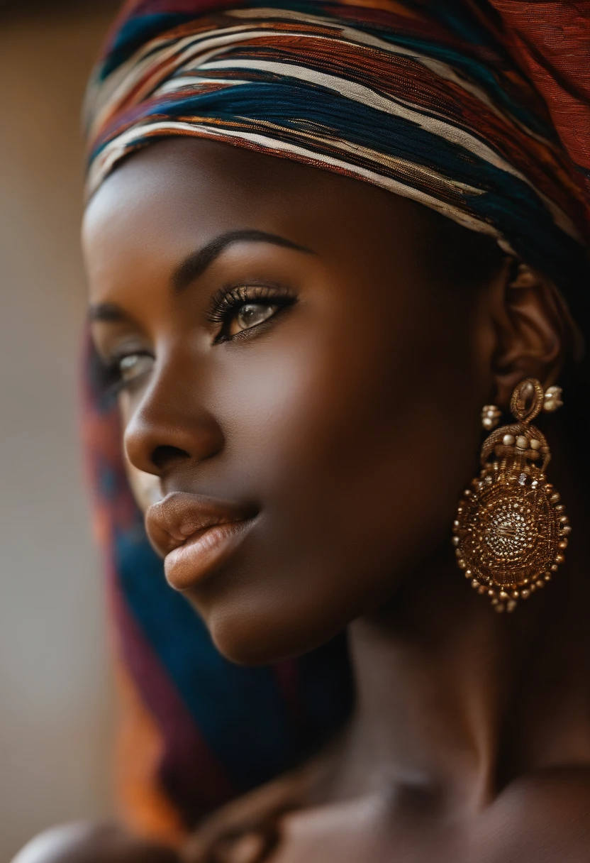 vue face, corp entier, nude, nue, naked, africaine, poitrine plate, vu de face, corp entier, sexe visible, petits seins, face