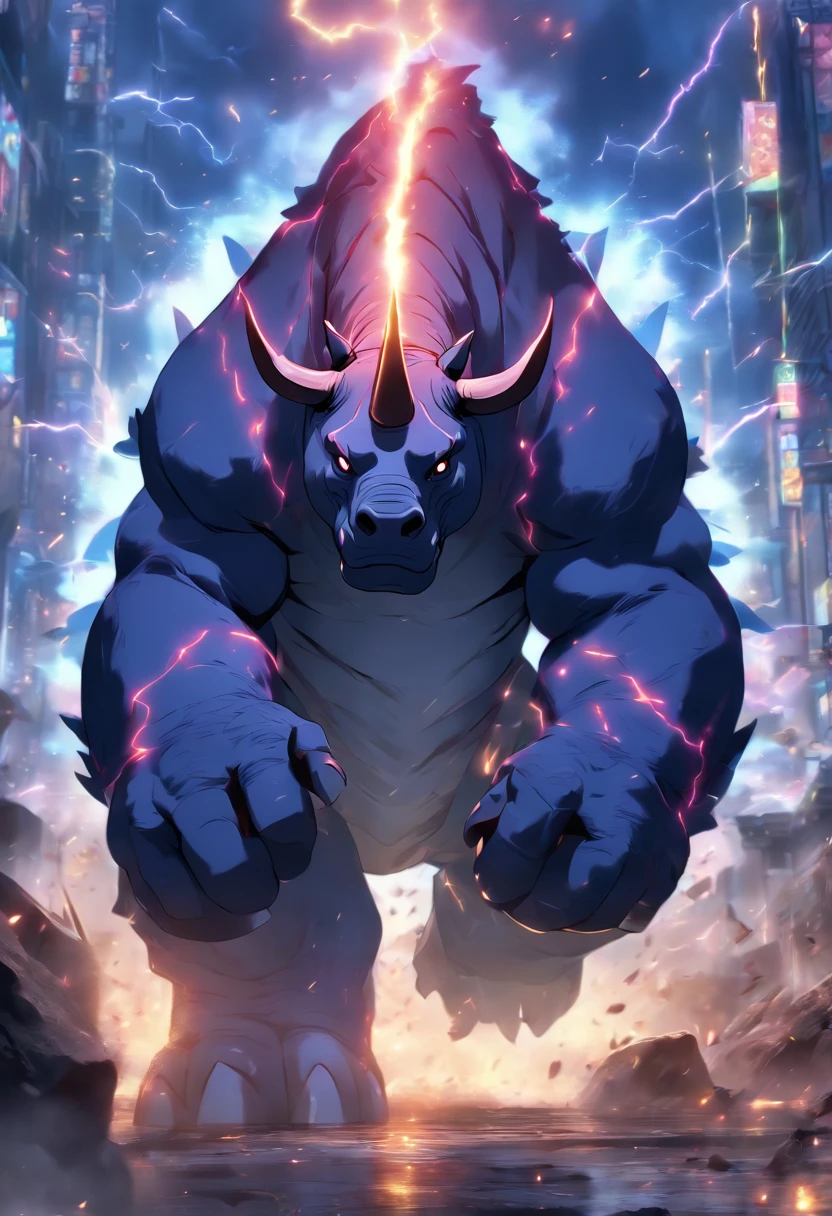 bara dobermann, white countershade,, large hairy pecs, strong physique, tribal tattoos, cyan colored eyes, black sclera, very muscular, perfect anatomy, scars on body, full body view in frame, nipple piercings, solo, masterpiece, sexy pose, manly pose, beard, strong jaw, thick thighs, giant biceps, huge hairy pecs, muscular, smirking, smug expression, at night, night sky, cool aura, great composition, great colors, wide angle shot, ,walking, kaiju, macro, tall, incredibly huge, insane height, height difference, insanely tall, 10 thousand foot height, in tiny city, faraway angle, correct perspective, intense height, naked, nude, grin, amazing shading, full body, pubes, pubic hair, detailed hands, detailed eyes, detailed face, detailed arms,anthro, muscular, abs, (detailed:1.5), male, detailed background, by meesh, by zackary911, by SligarTheTiger