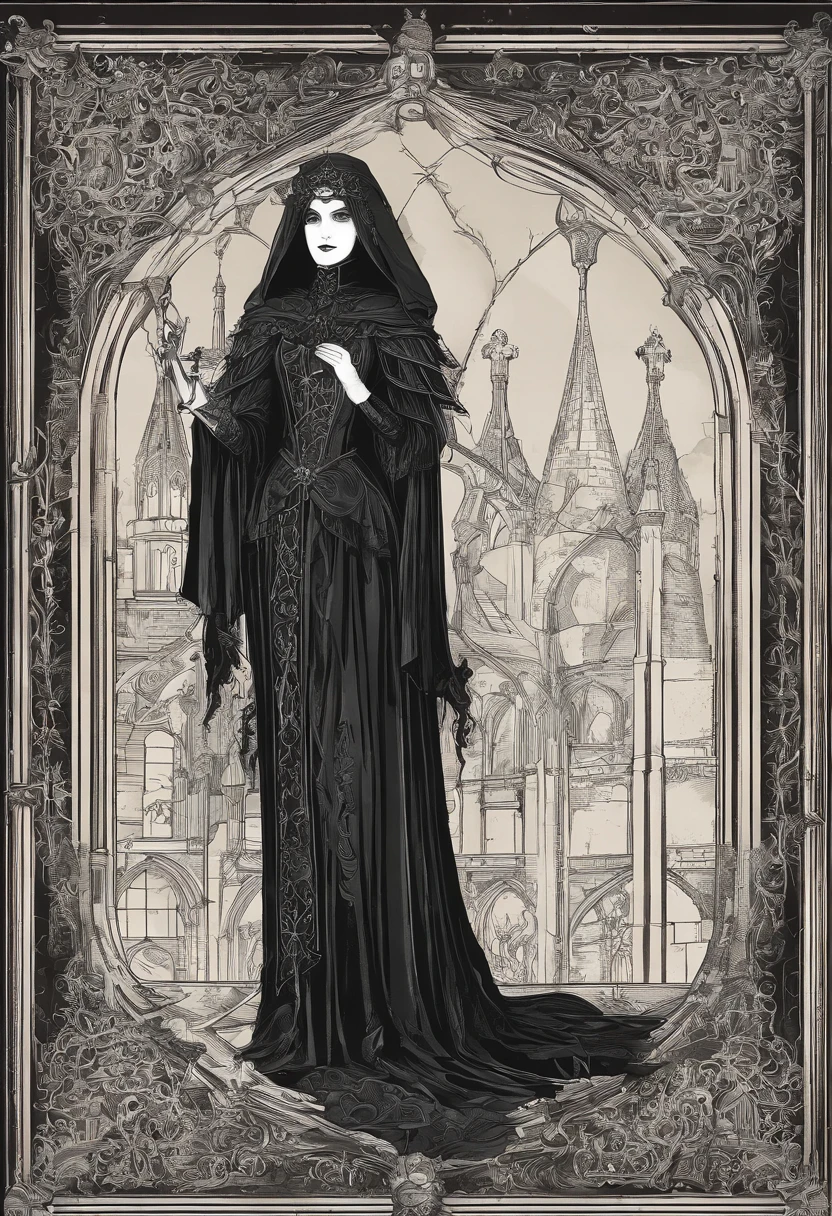 gothic, 14th century streamer