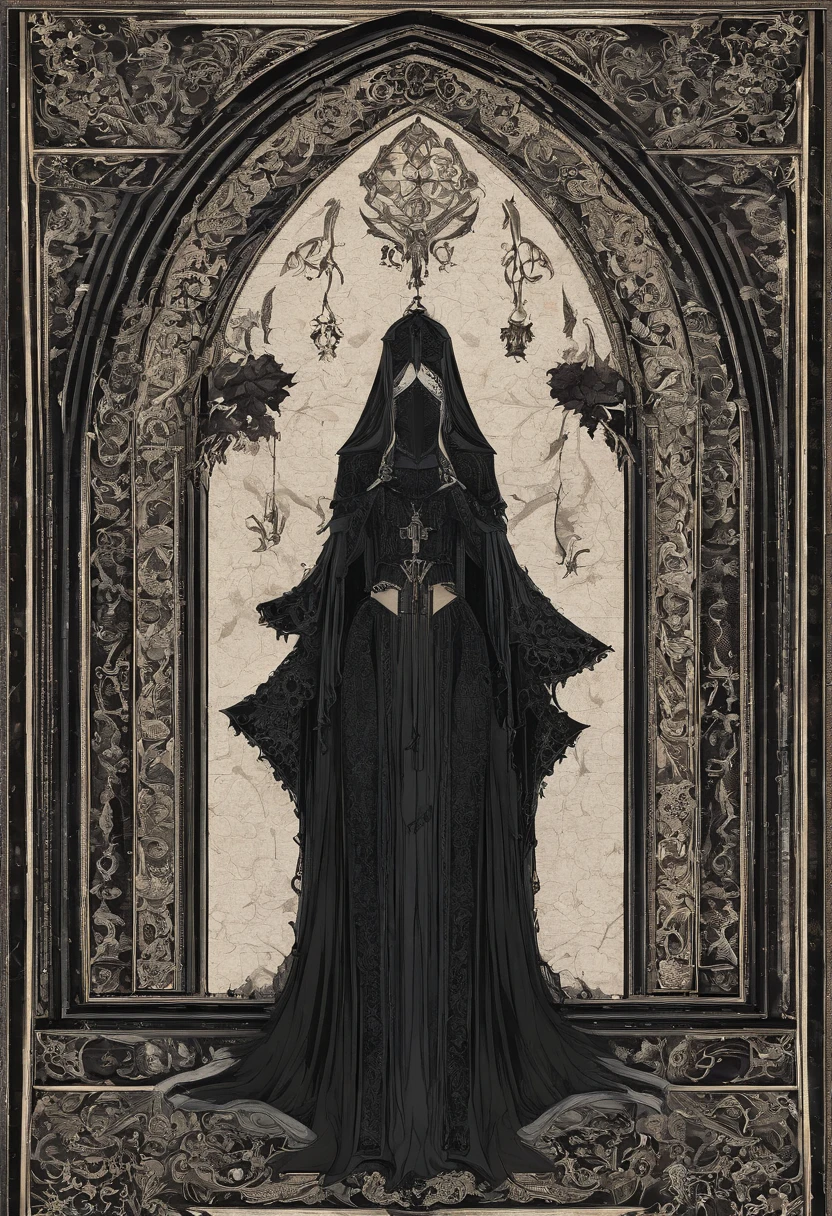 gothic, 14th century streamer