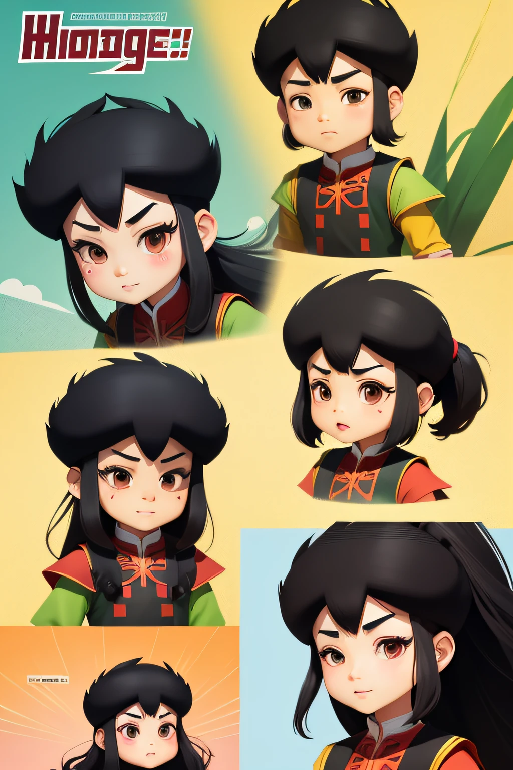 Hmong character cartoon image