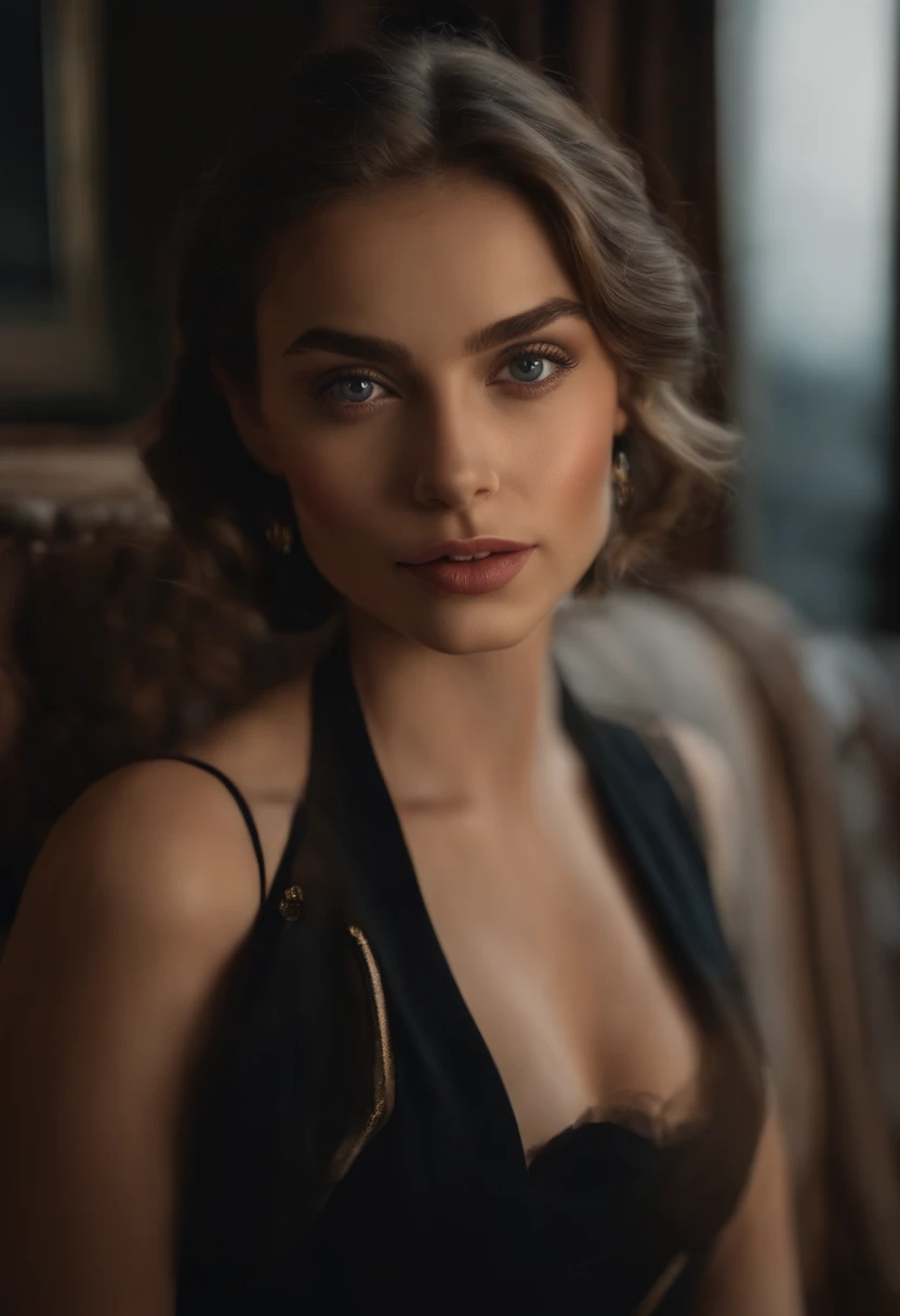 (Professional 3D Rendering:1.3) ng (realisitic:1.3) Photos of the most beautiful works in the world，Beautiful women  , ((Sexy Portrait Woman, Nice chest set, cleavage, big size ass)), beautifull face, Blue Eyes, enchanting expression, Full-body 8K Unity Render, action shot, Skin pores, very dark lighting, Dense shading, detailed, Detailed face, (lively, photograph realistic, realisitic, Dramatic, Dark, Sharp focus, 8K), (Old leather garments damaged by weathering:1.4), ((((Wearing fur)))), (intrikate:1.4), Decadent, (highly detaild:1.4), digital painting, rendering by octane, Art Station, concept-art, silky, Sharp focus, Illustration, Art germs, (Loisch:0.23), Wlop Ilya Kuvshinov, Greg Rutkowski(Greg Rutkowski)and Alphonse Muha Gracias(Alphonse Mucha Gracias), (Global Illumination, Studio Light, Bolshetic Light), Heavy rain, floating particles, villainess, Fantasy, elf, full bodyesbian, ((Dark and ancient city background:1.3)),CG Society,Art Station