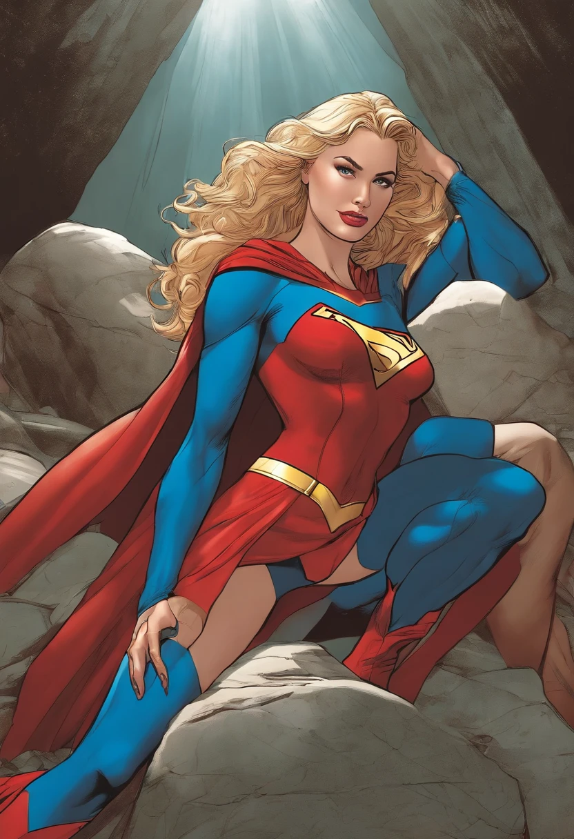 (1girl) (1boy) (anal) (supergirl) (justice league: unlimited) (detailed) laying down, legs up