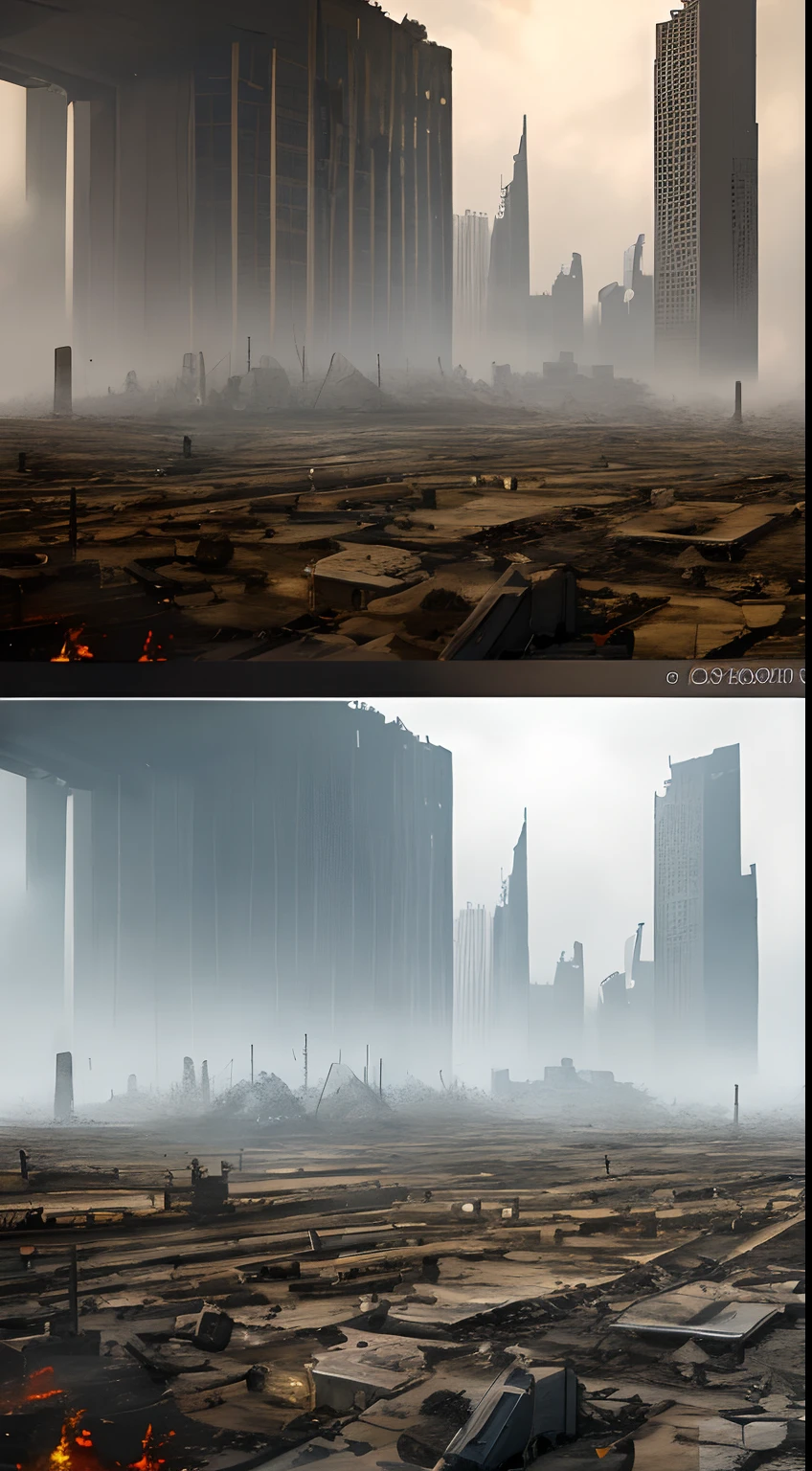 (beste-Qualit, mastery), (hyper-detailing, Color),
A post-apocalyptic wasteland with the ruins of a once great civilization
, Perfect composition, best exposition (the golden ratio: 1,2)
, HDR, dramatic, 电影灯光, trends on ArtStation, Trends on CGSociety, professional photo of a, Huge detail,