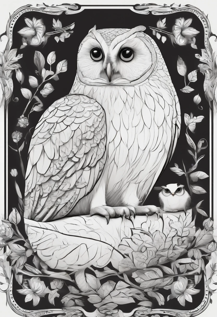 Create black and white pages of cute cartoon-style land animals with low profile., No shading, No shadow, no background, And no borders..