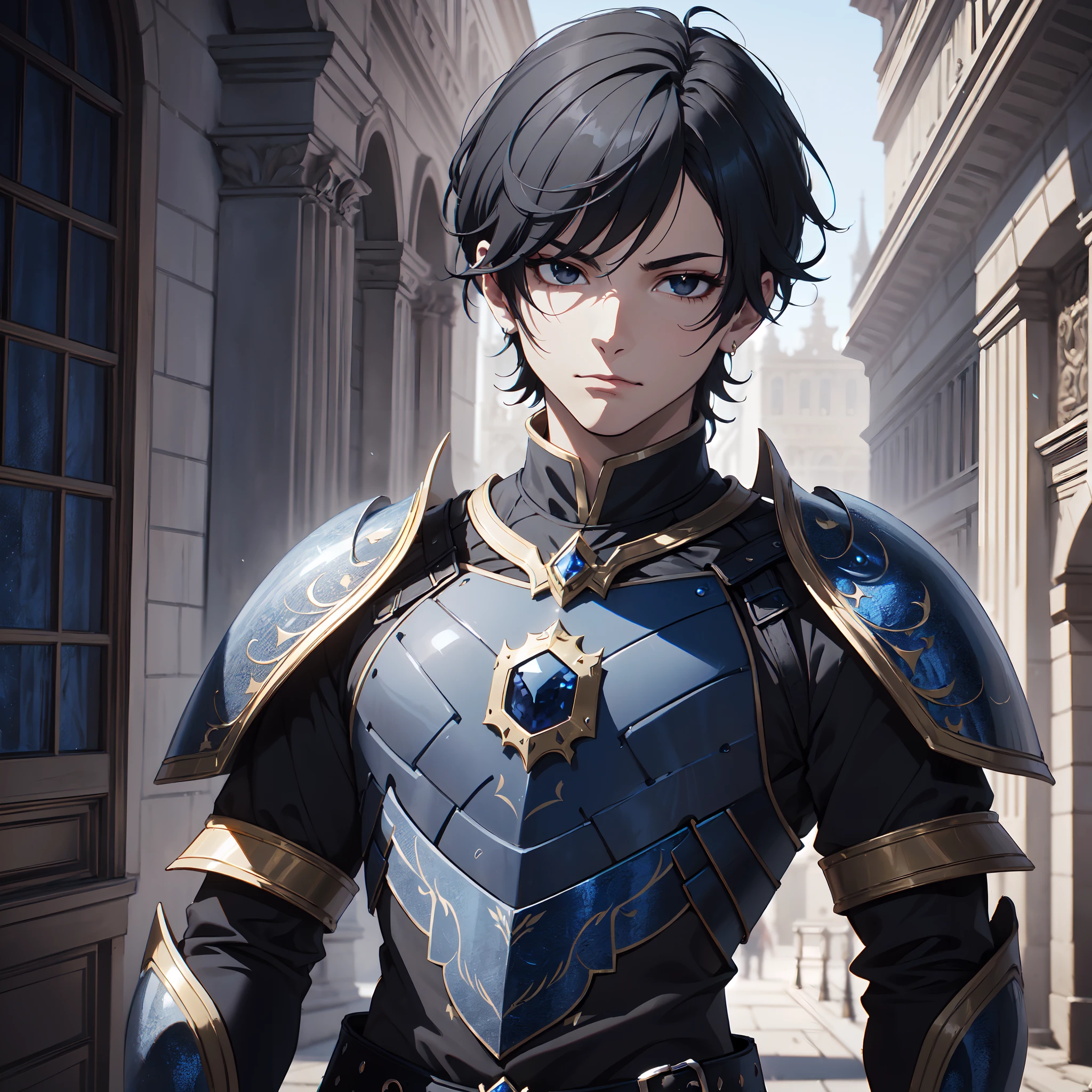 128K Ultra High Definition,
128K Ultra High Quality,
128K Ultra High Resolution,
Best Definition,
Best Quality,
Best Resolution,
Perfectly Detailed,
Perfectly Designed,
Extremely Detailed,
Extremely Designed,
Hyper Detailed,
Hyper Definition,
Hyper Quality,
Hyper Resolution,
Masterpiece,
(((Anime))),
Body Shot,
(((Boy))),
Handsome,
Muscular Body,
(((Black Short Hair))),
(((Black Eyes))),
(((Hyper Detailed & Perfectly Designed Blue Sapphire Armor Plates))),
(((Hyper Detailed & Perfectly Designed Engraving Baron Armor))),
(((Inside Of Medieval Royal Palace Background Scenery))),