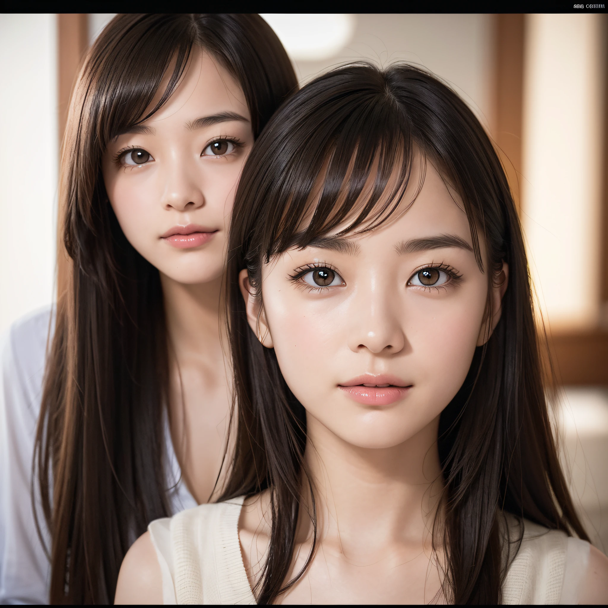 Highly detailed CG Unity 32k wallpaper, Realistic , photographrealistic , Raw photo , high-definition RAW color photography , professional photograpy , Best Quality , 超A high resolution , ultra-detailliert , official photo . Break sharp focus , detailed shadow , Soft lighting , Bokeh , bloom , Light from the front , Cinematic lighting , Light on Face , Beautiful lighting , Retro environment , Camera Flash , a polaroid photo , lo fi , Graded Tone , Film grain . adorable girl , kind , grateful , Seductive smile , Natural makeup , Beautiful eyes , Big eyes , Natural eyes . Thin eyebrows . Breaking small breasts . slim . Short stature . Beautiful skin . gleaming skin . Smooth skin . Natural Skin . Break POV . ((close up)) . (Beautiful face) .1a person、 Half body shot,extremely detailed cute girl,(20yr old)、