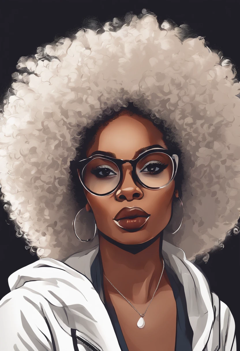 A half ebony, half Irish, half Samoan, and half Filipino woman, a vampire, has a Brazilian style about her, has a great physique, soft demeanor, mature, and she Has braids, glasses, and blue eyes. Coffee and cream colored skin. She shows off her curvaceous body, and standing along the beach at night, only being illuminate She has an ethereal beauty about her, and could steal a man's heart with just her looks alone. She wears something tight that clings to her skin, her eyes are sharp and piercing, and her facial structure is immaculate, cannot be replicated.