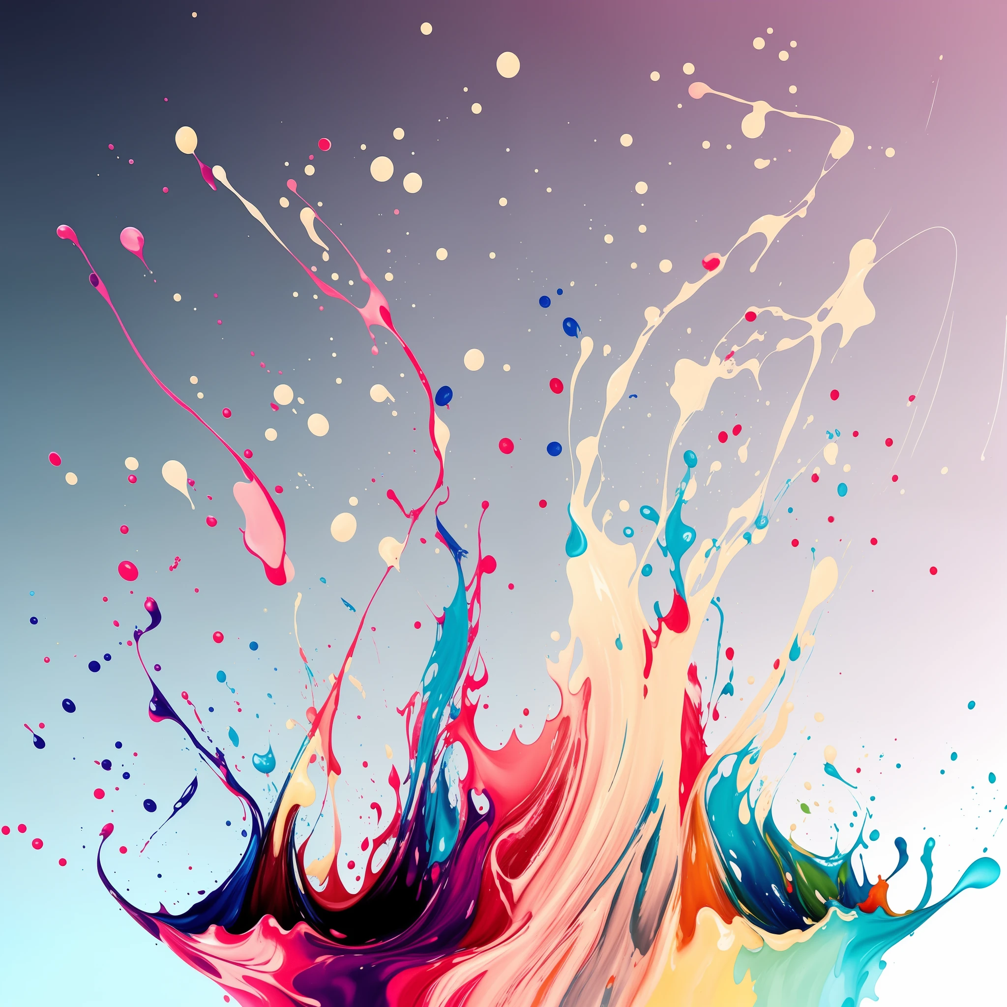 brightly colored liquid splashing into a glass of water, philosophical splashes of colors, intricate flowing paint, splashes of colors, splashes of color, paint splash, colorful swirls of paint, splattered vibrant paint, acrylic paint splashes, colorful splatters, paint splashes, color ink explosion, beautiful digital artwork, breathtaking digital art, paint drops