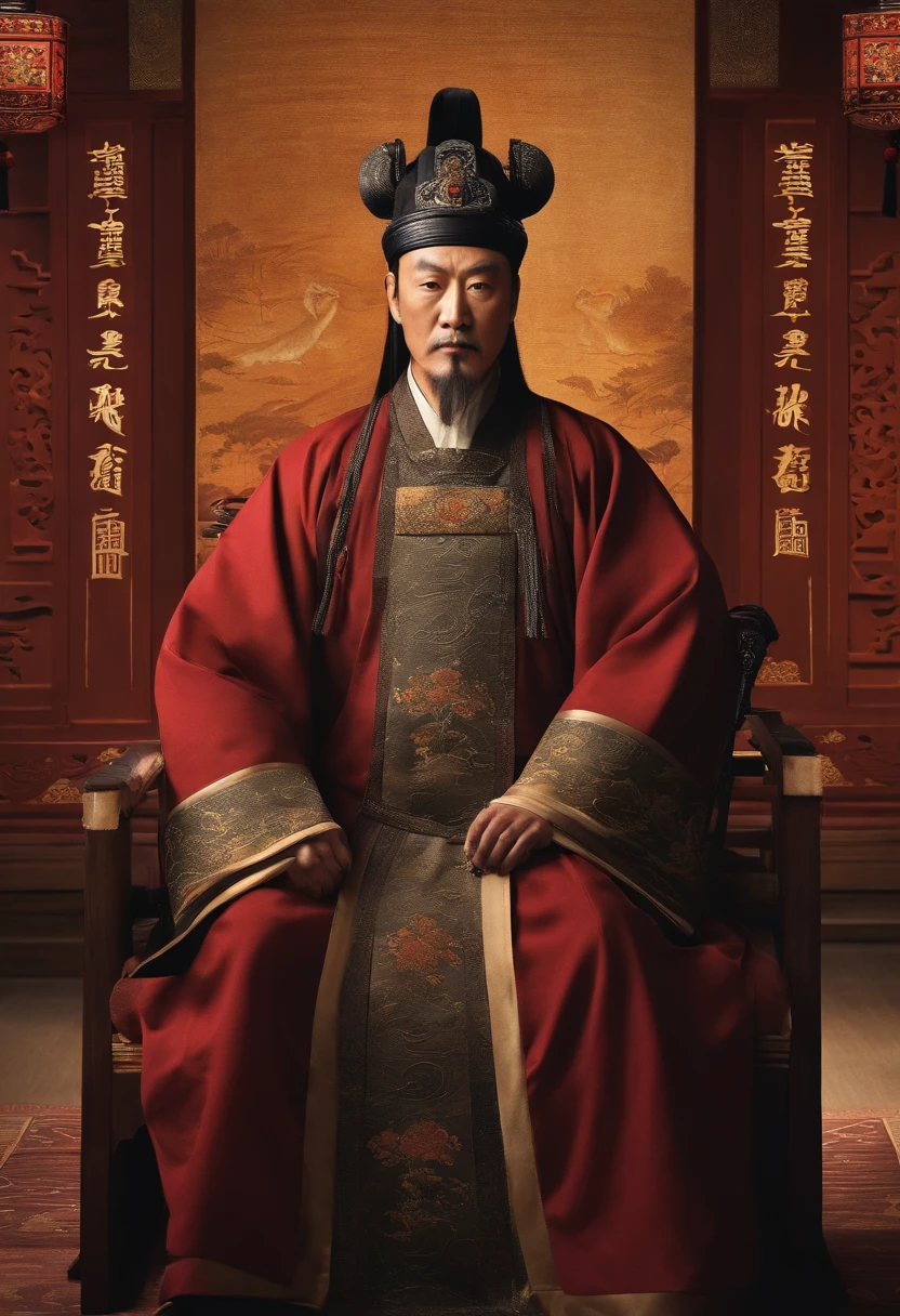 Li Shimin, the emperor of the Chinese Tang Dynasty, sat in the imperial study and reviewed books