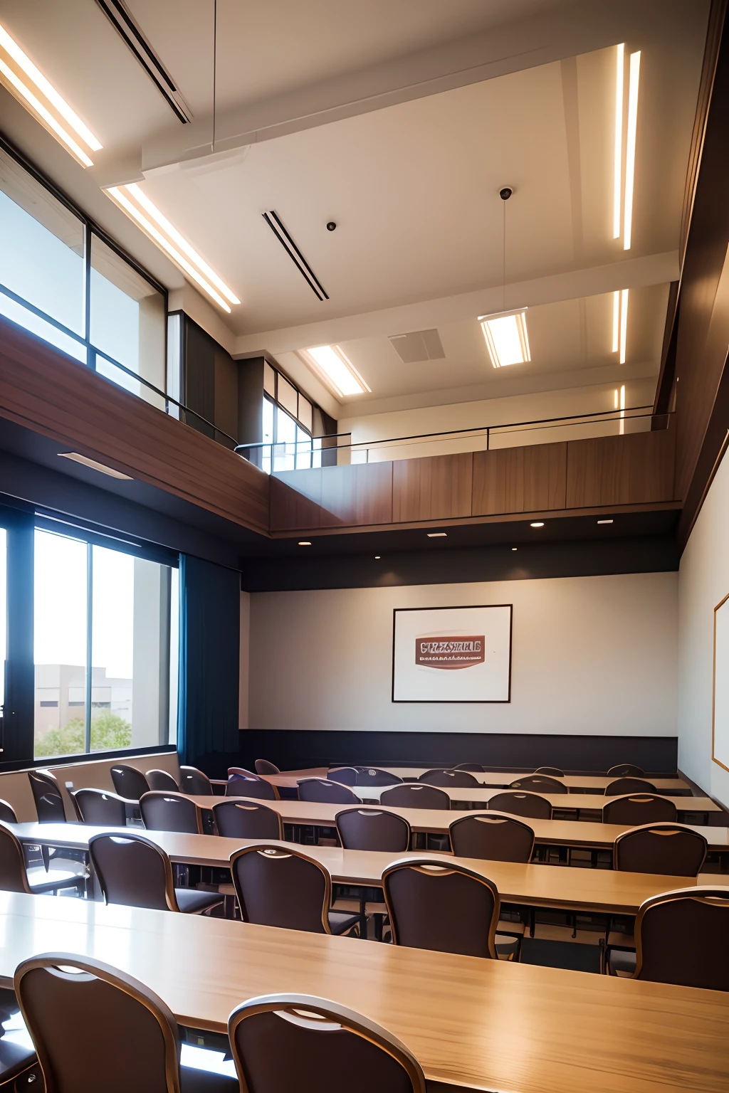 Beautiful one-story building with a large meeting room