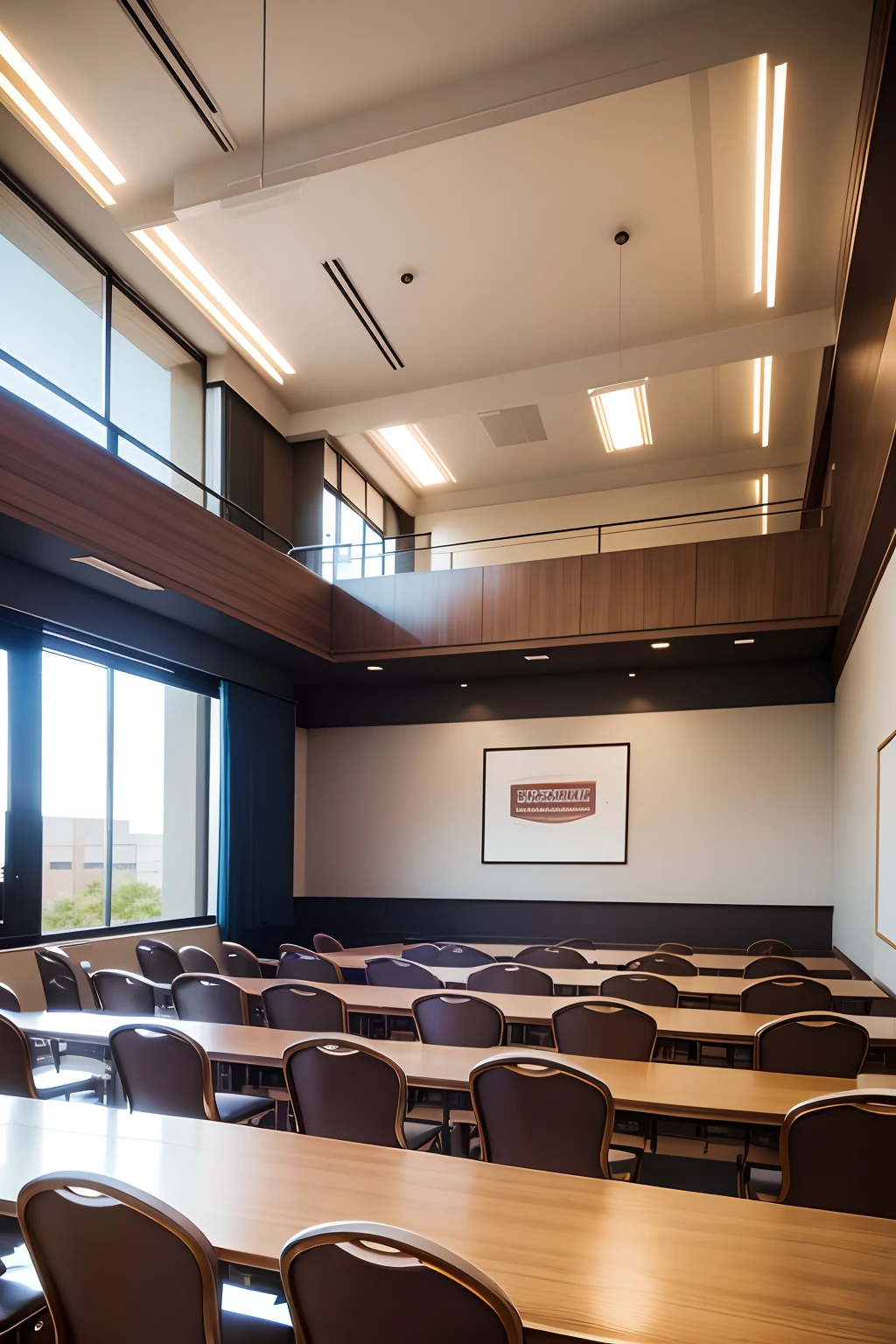 Beautiful one-story building with a large meeting room