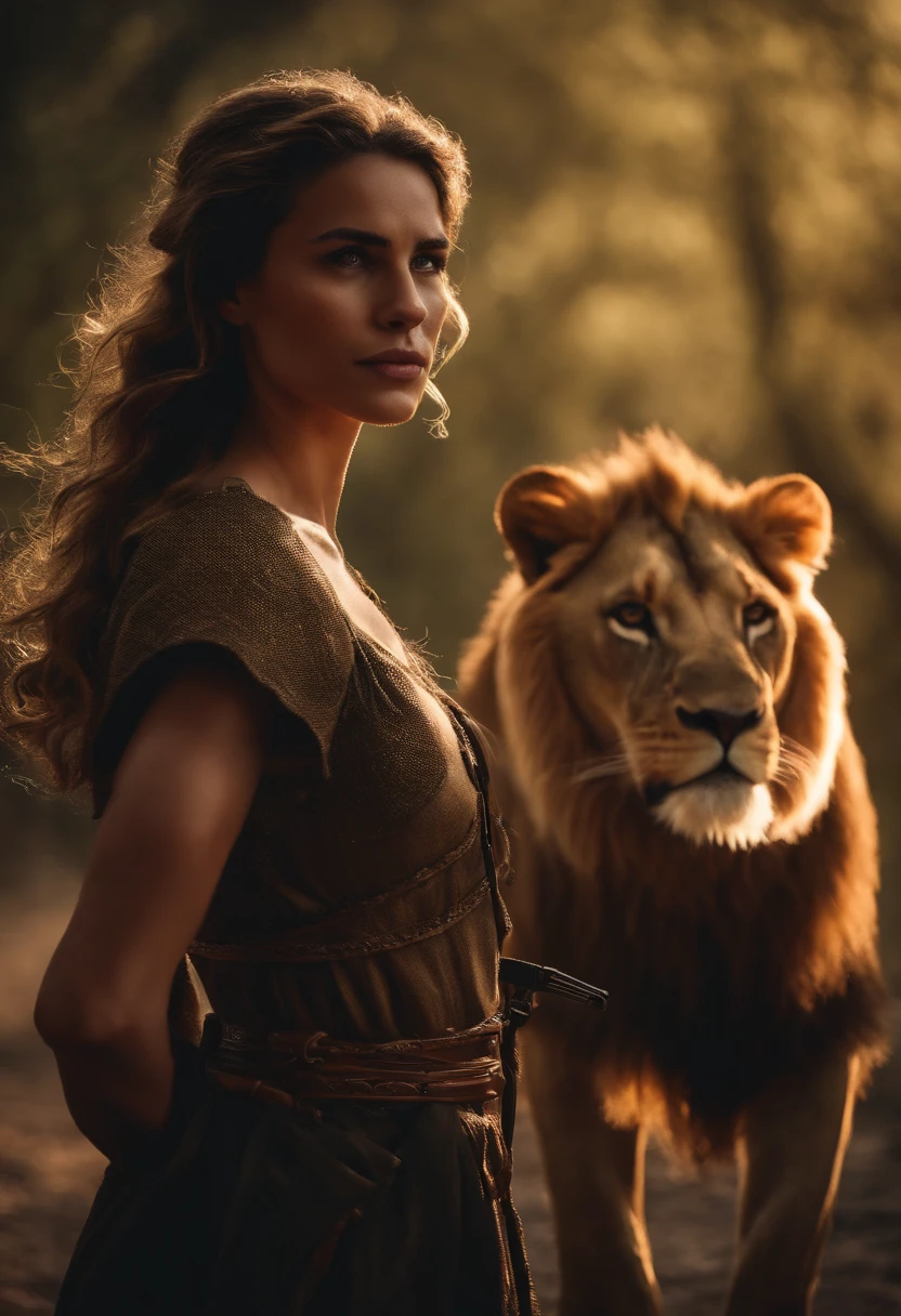 Iritel, 1girls , background lion, sexy and really, archer women,