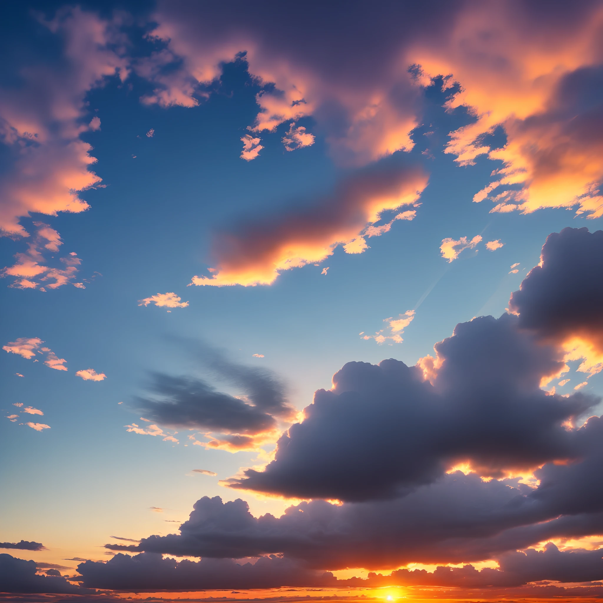 Sunrise clouds